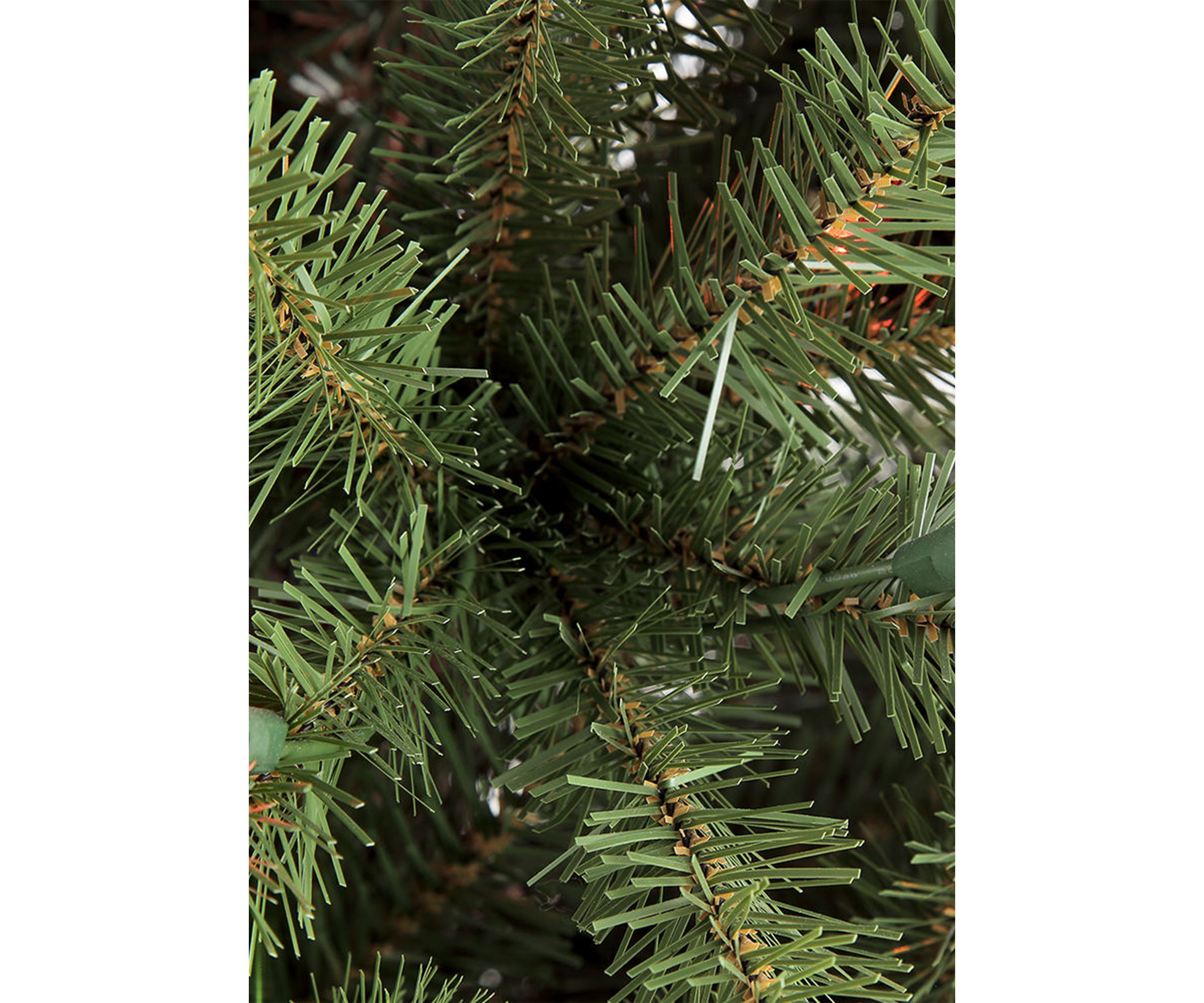 4.5 ft. Pre-Lit  Franklin Fir Artificial Christmas Tree with 250 Multi-Colored UL-Listed Lights
