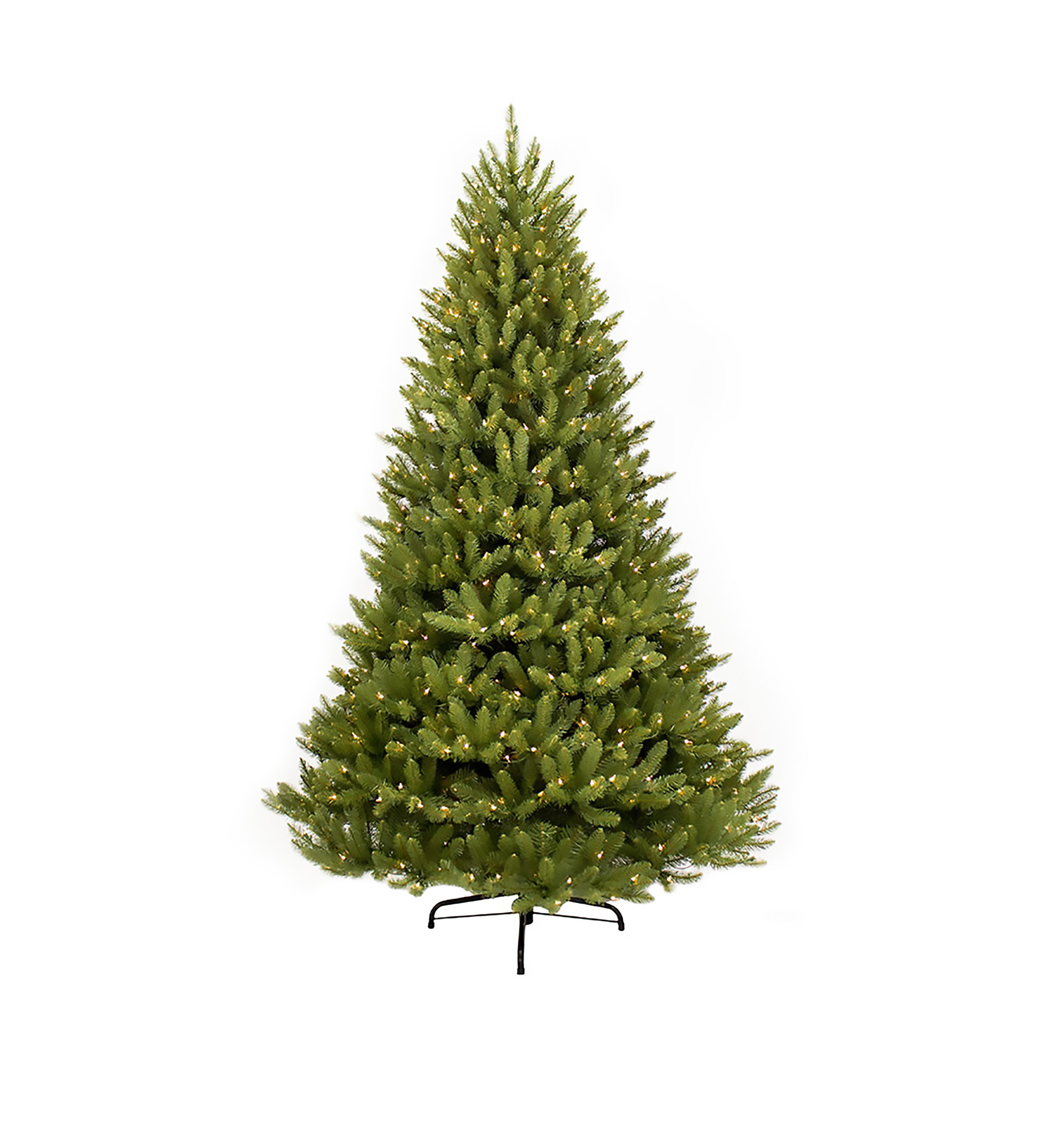 6.5 ft. Pre-Lit Franklin Fir Artificial Christmas Tree 500 UL-Listed Clear Lights