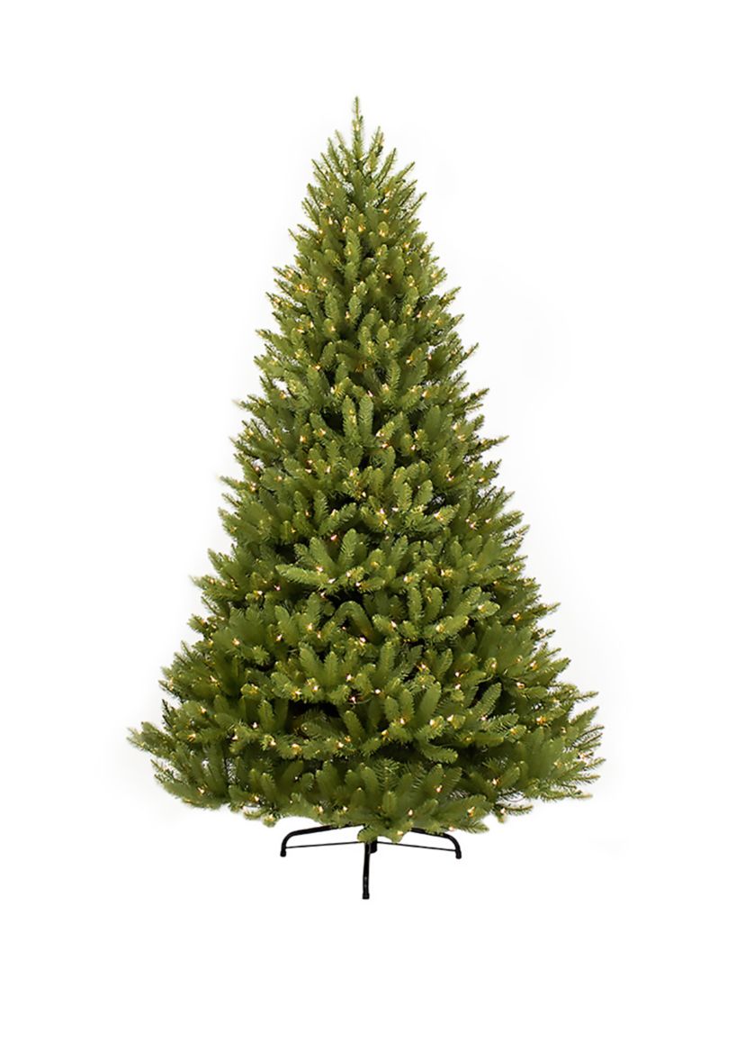 6.5 ft. Pre-Lit Franklin Fir Artificial Christmas Tree 500 UL-Listed Clear Lights