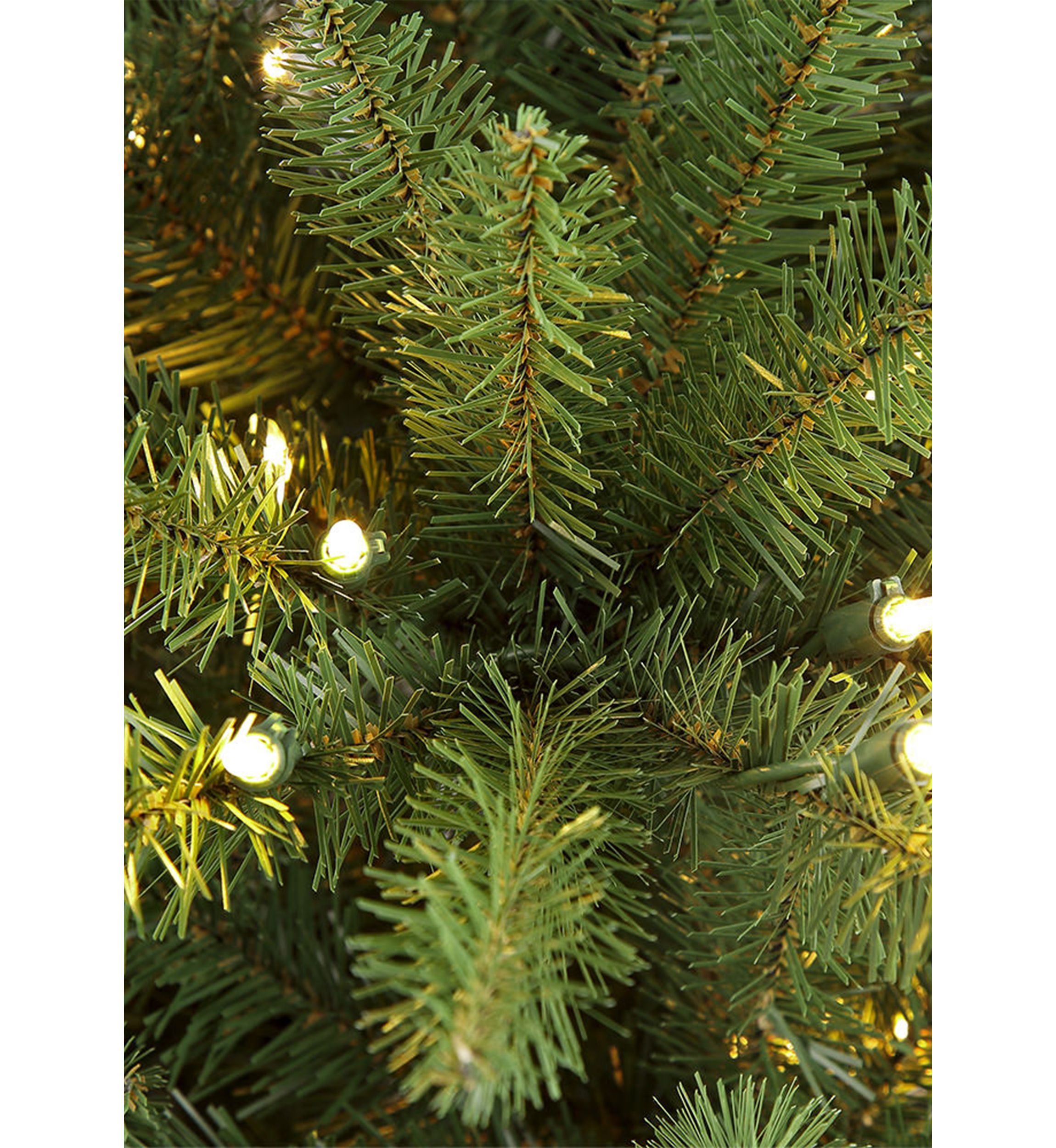 6.5 ft. Pre-Lit Franklin Fir Artificial Christmas Tree 500 UL-Listed Clear Lights