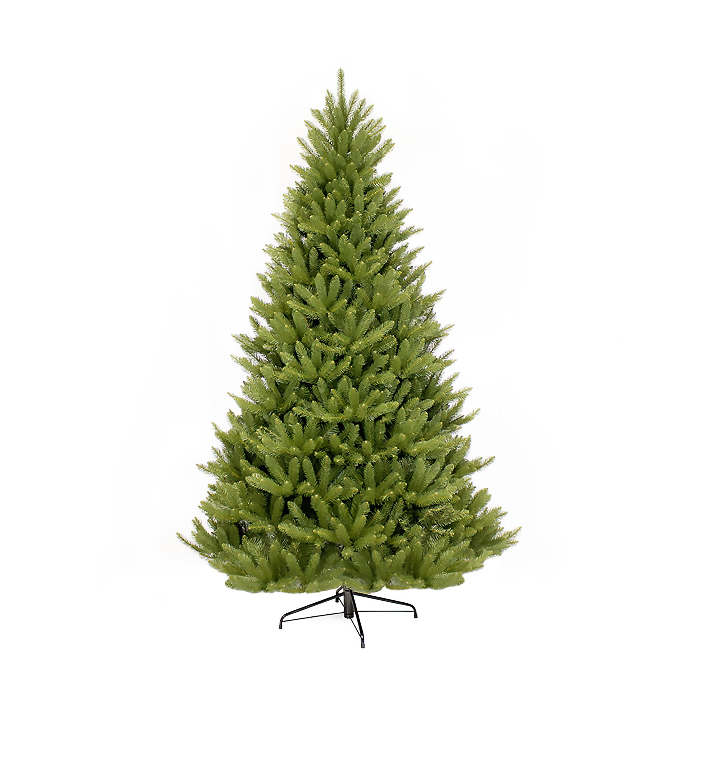 7 ft Fraser Fir Artificial Christmas Tree Metal Stand Green