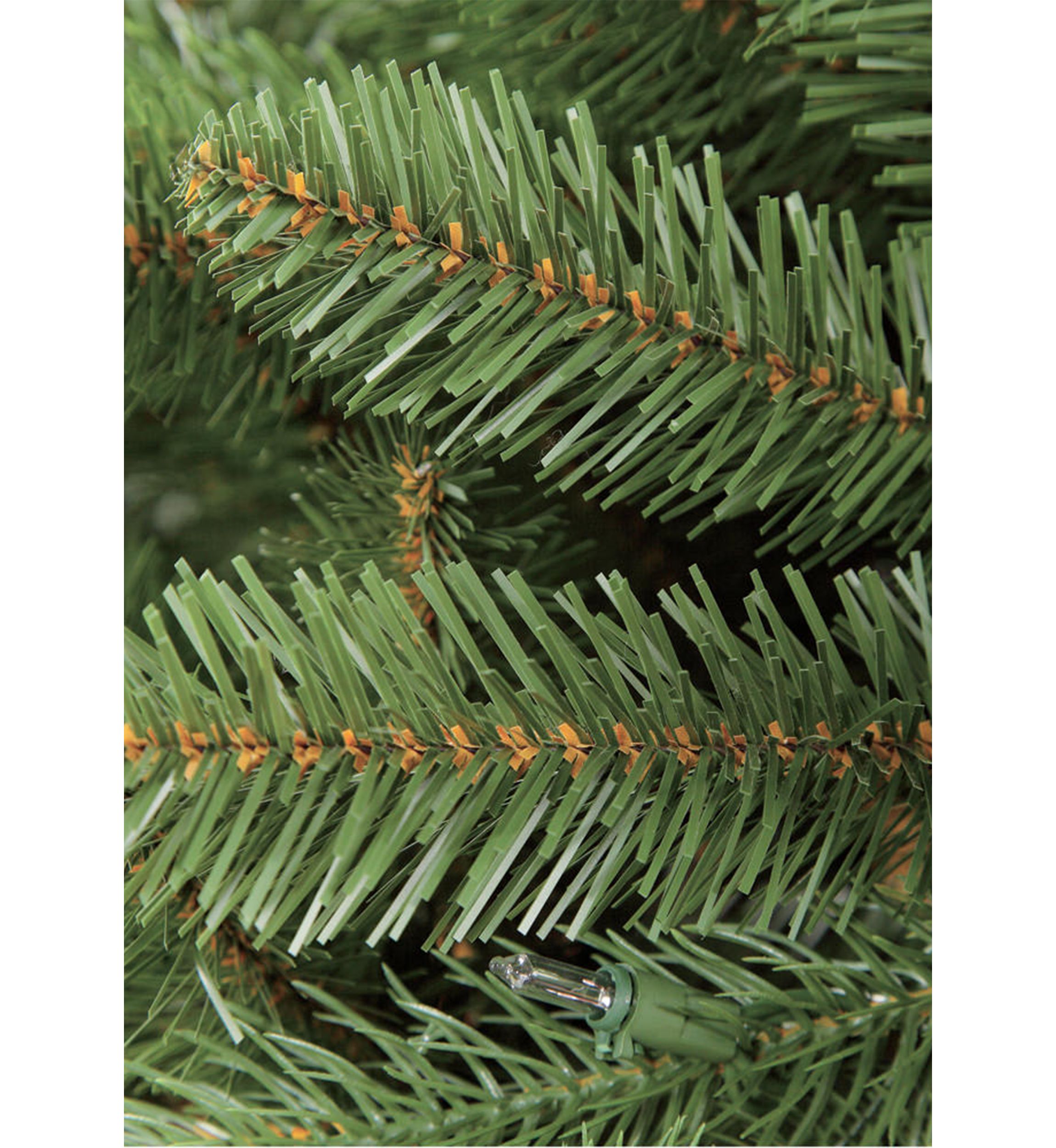7 ft Fraser Fir Artificial Christmas Tree Metal Stand Green