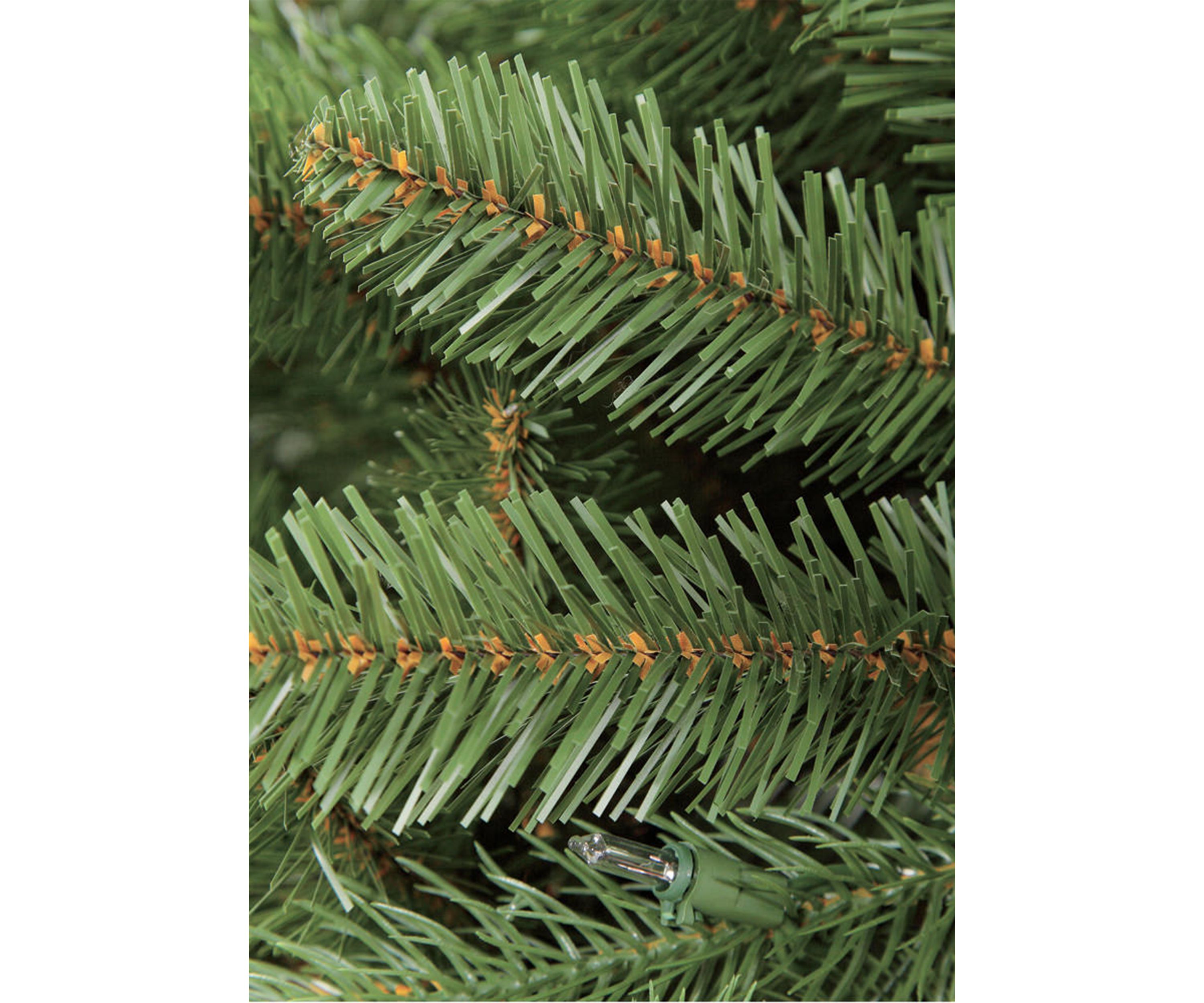 7 ft Fraser Fir Artificial Christmas Tree Metal Stand Green