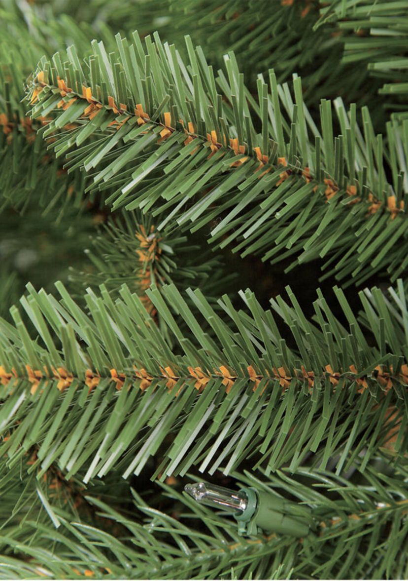 7 ft Fraser Fir Artificial Christmas Tree Metal Stand Green