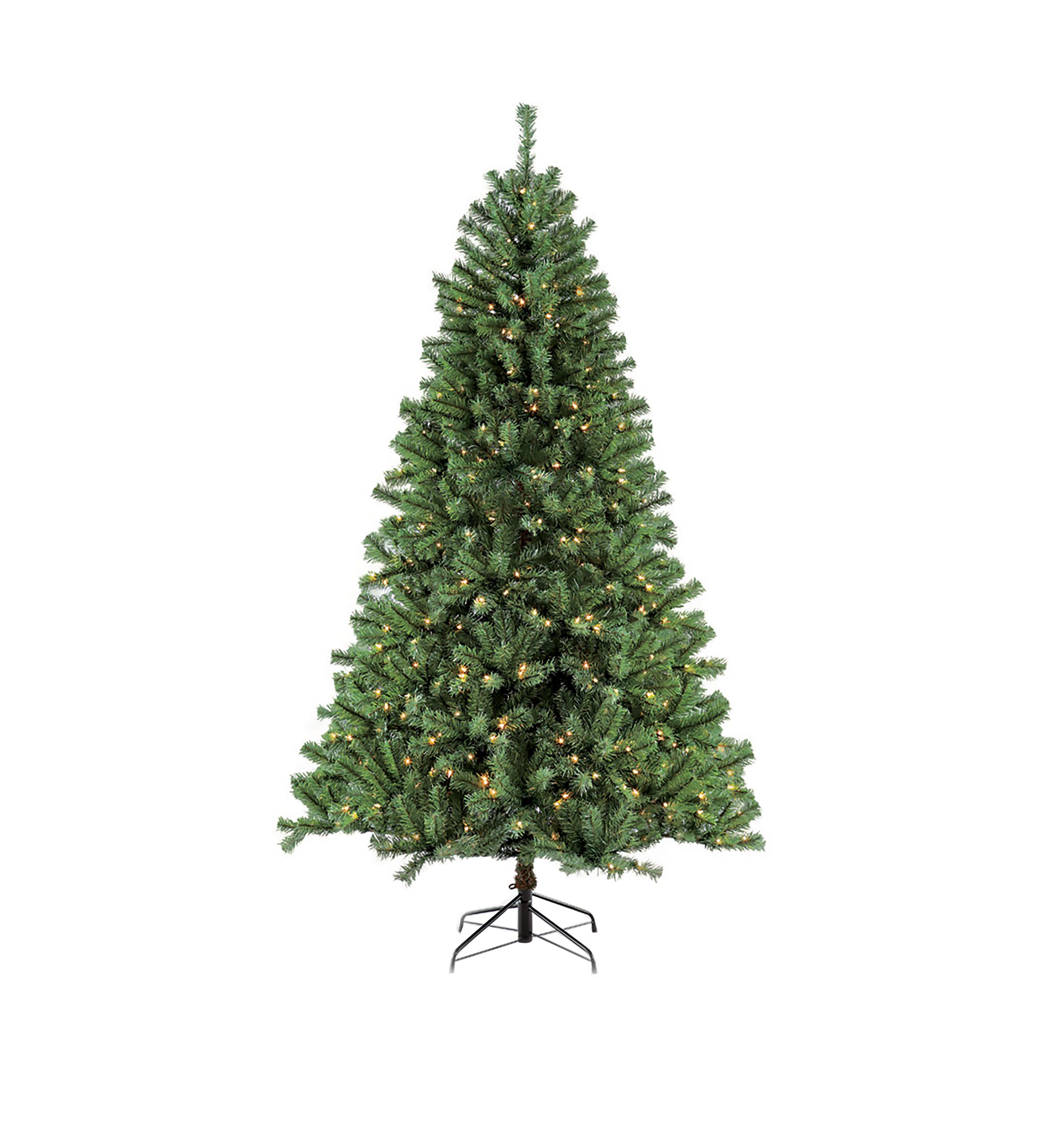 7.5 ft. Pre-Lit  Noble Fir Artificial Christmas Tree with 500 Clear UL-listed Lights