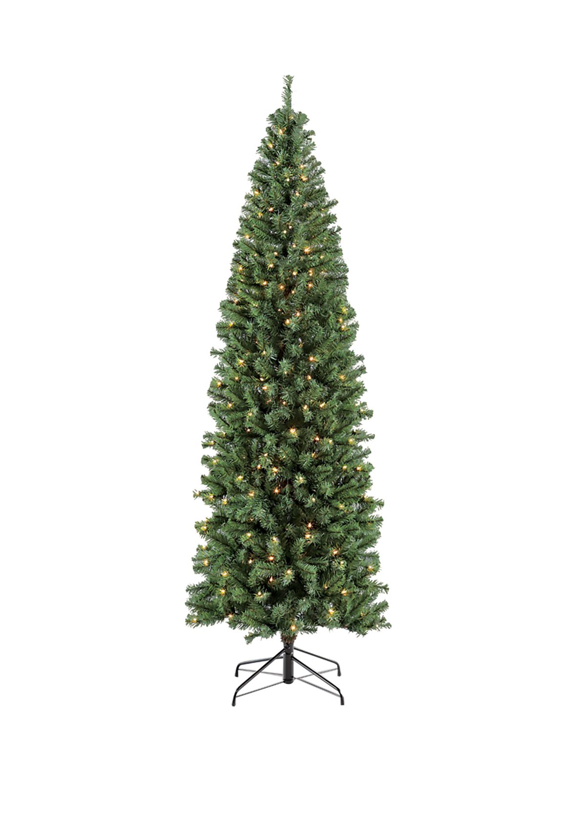 7.5 ft. Pre-Lit  Noble Fir Artificial Christmas Tree with 350 Clear UL-listed Lights