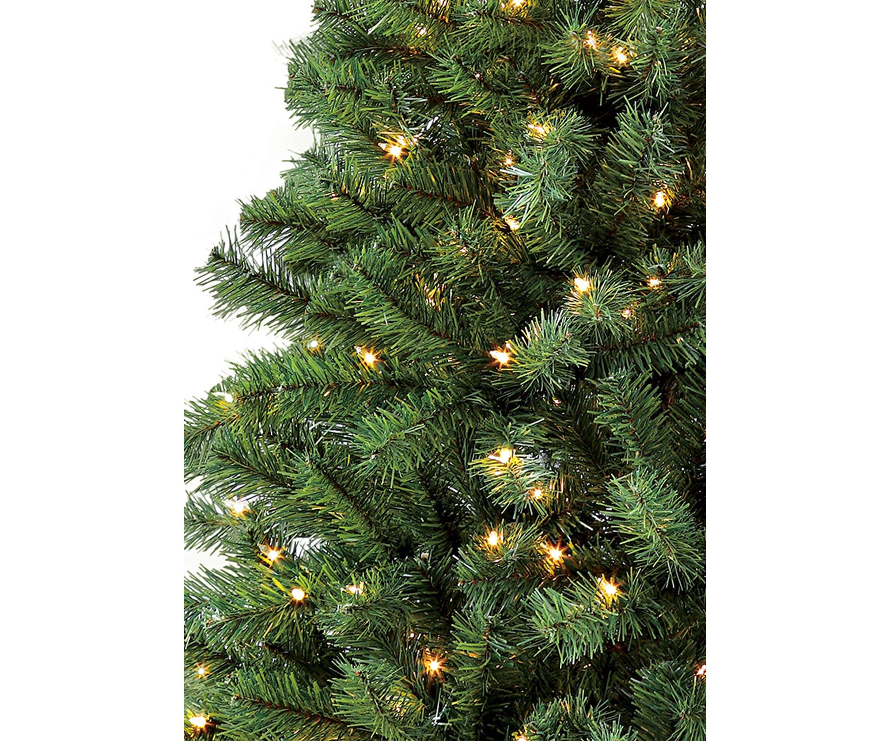 7.5 ft. Pre-Lit  Noble Fir Artificial Christmas Tree with 350 Clear UL-listed Lights