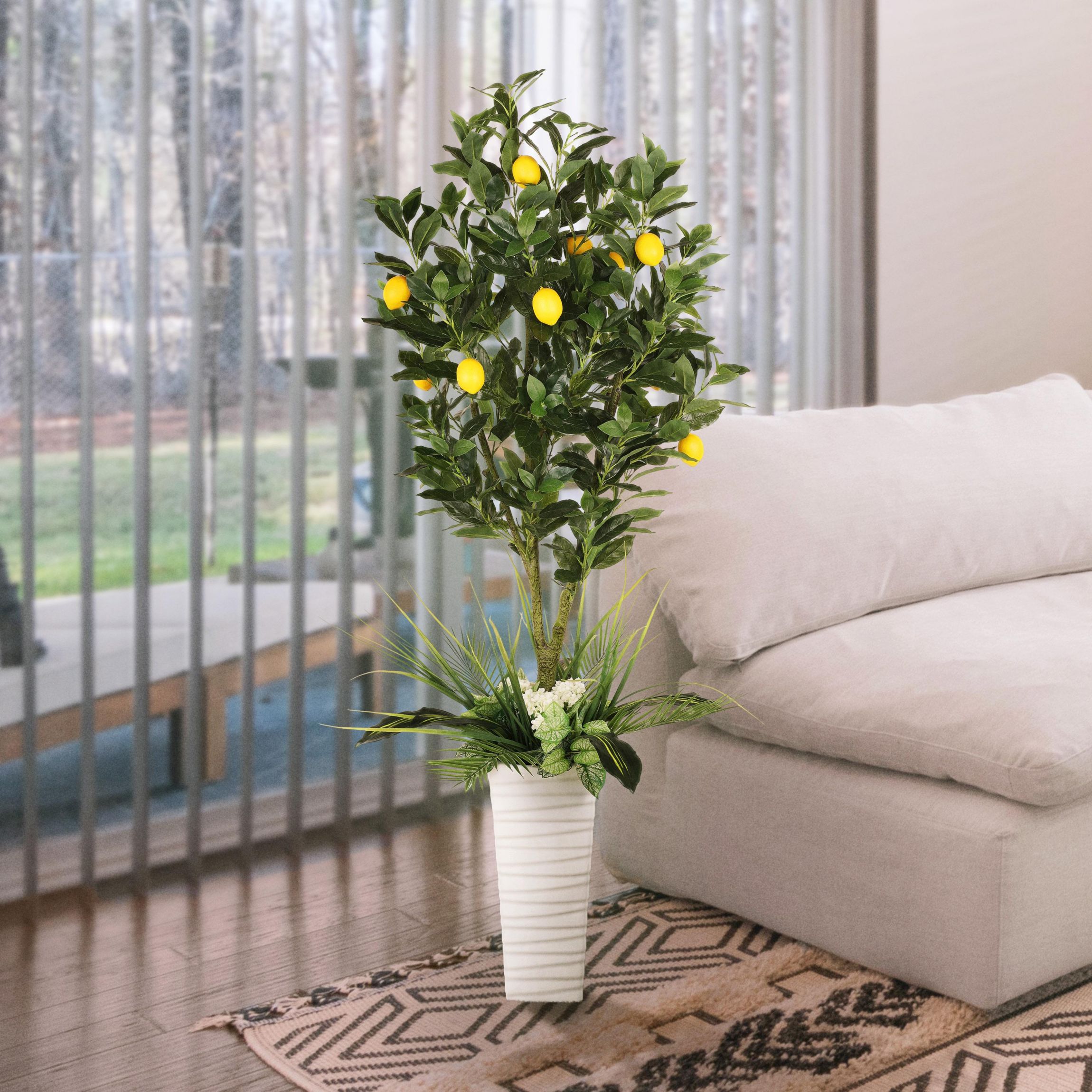 6ft Artificial Lemon Tree