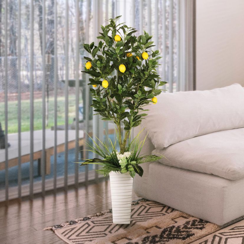 6ft Artificial Lemon Tree