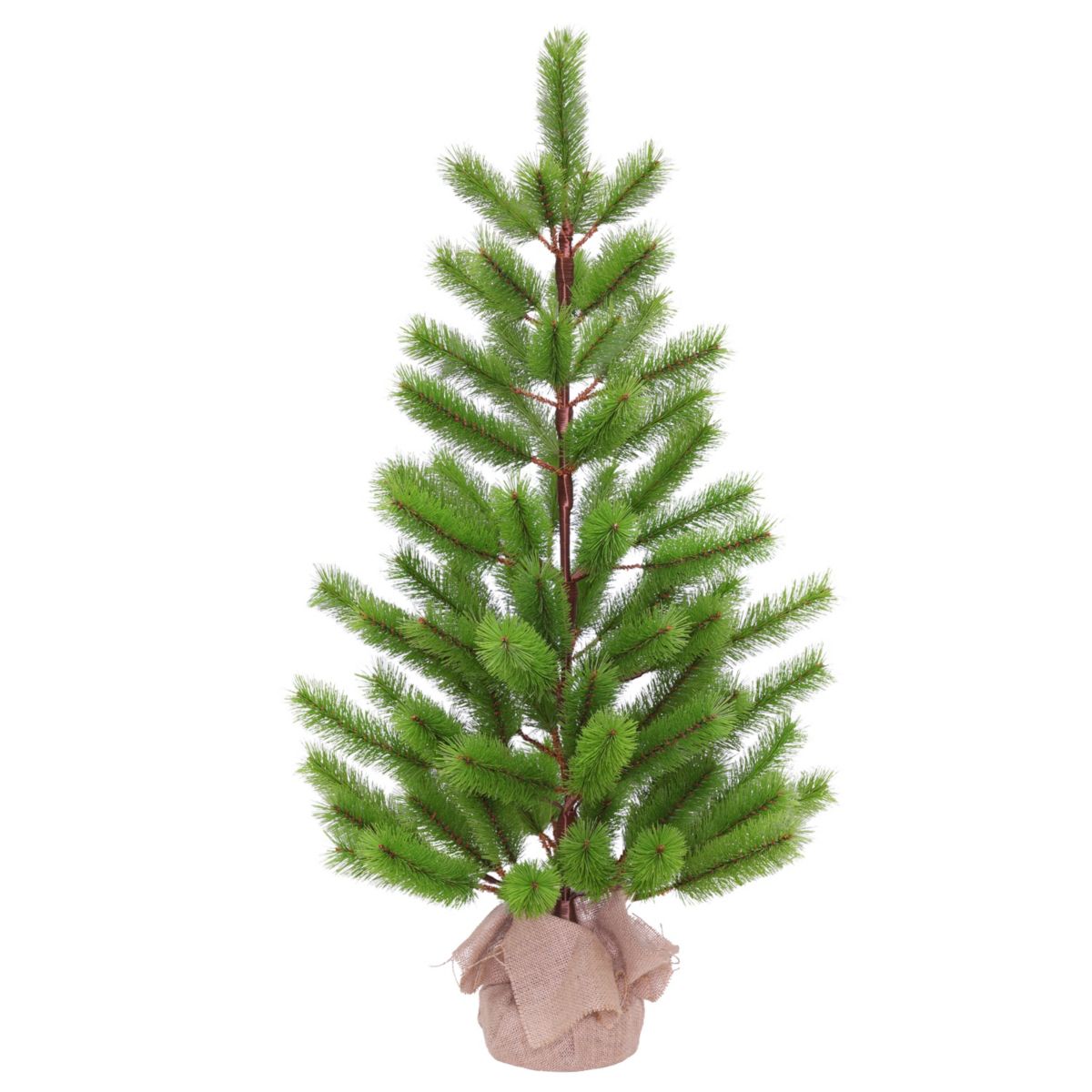 3 ft. Fir Artificial Tree in Burlap Sac