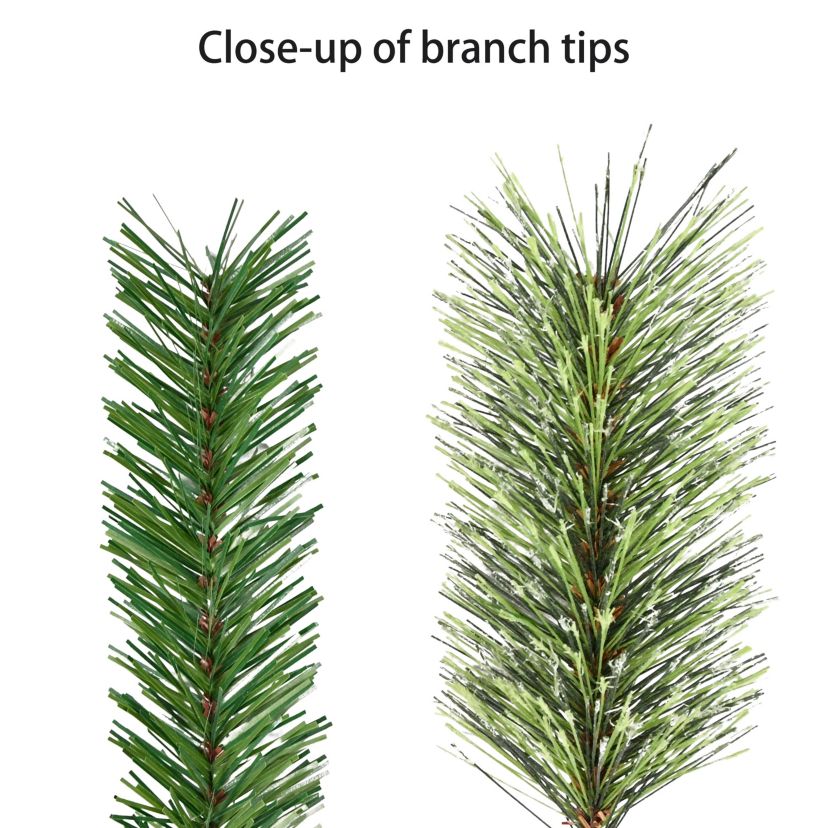 3 ft. Pre-Lit Pine Tree in Burlap Sac