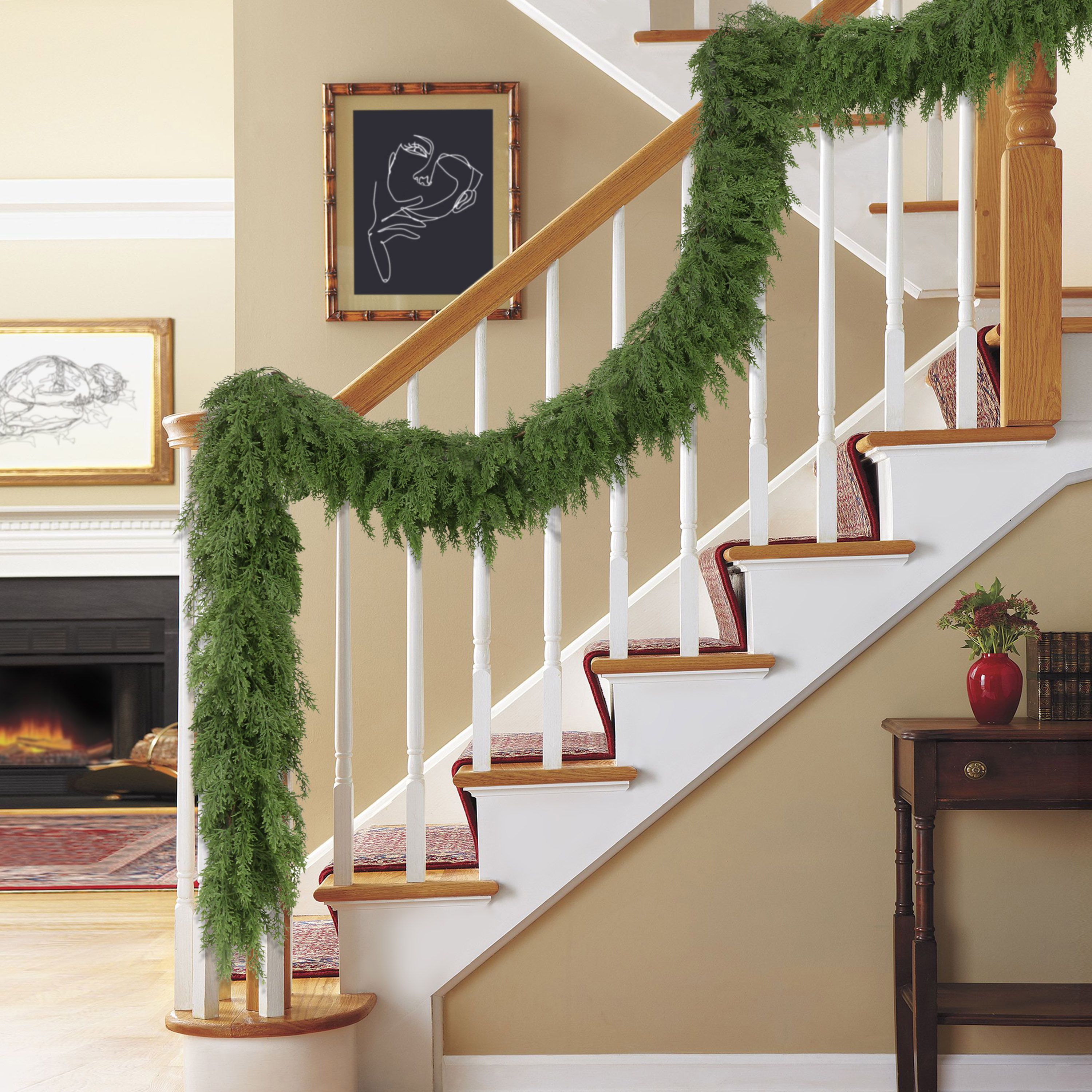 9 ft. x 10 in. Cascading Garland