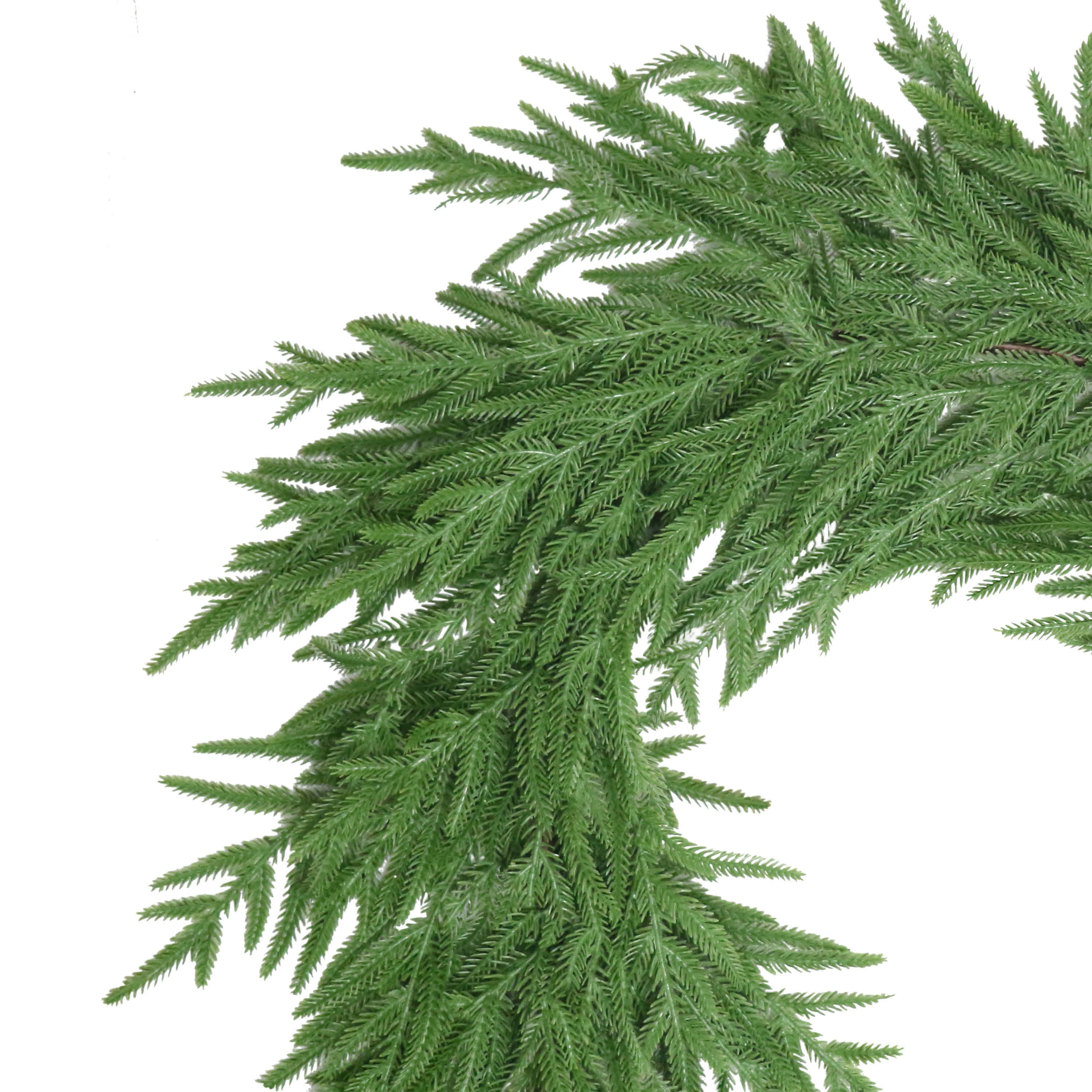 Puleo International 20 x 10" Soft PE Artificial Christmas Garland