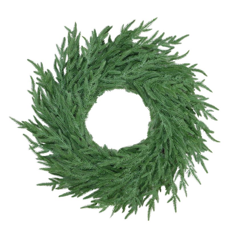 Puleo International 24" Soft PE Artificial Christmas Wreath