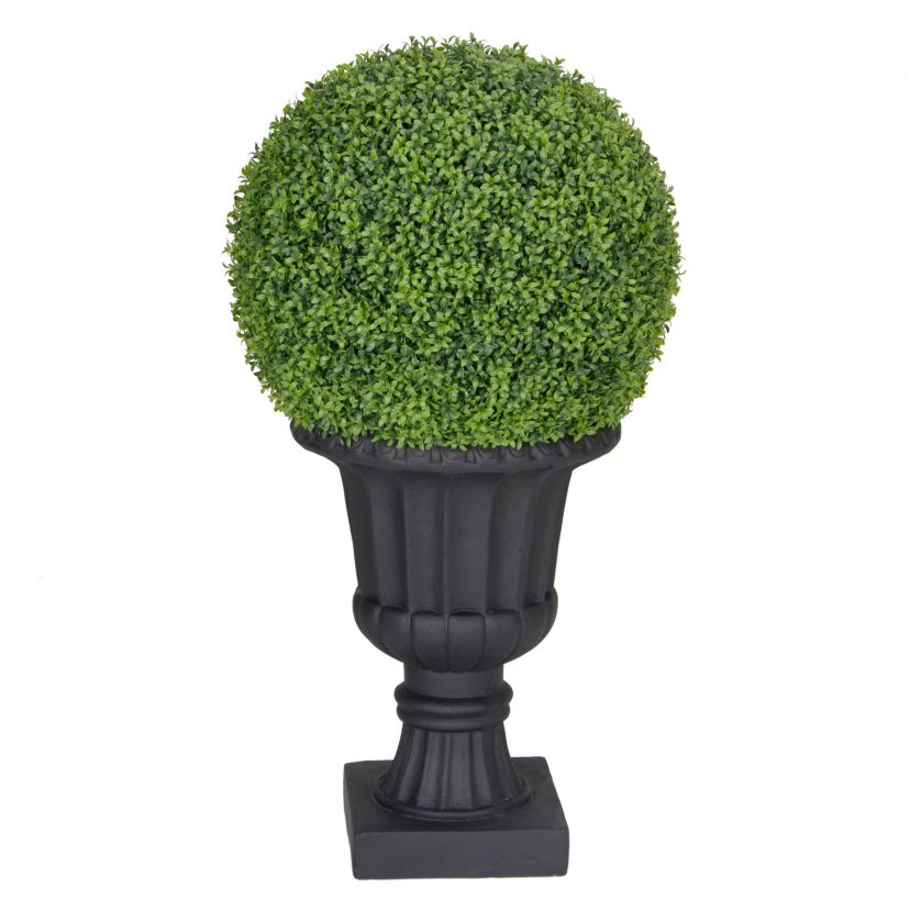 38" Single Ball Topiary Boxwood Artificial Tree