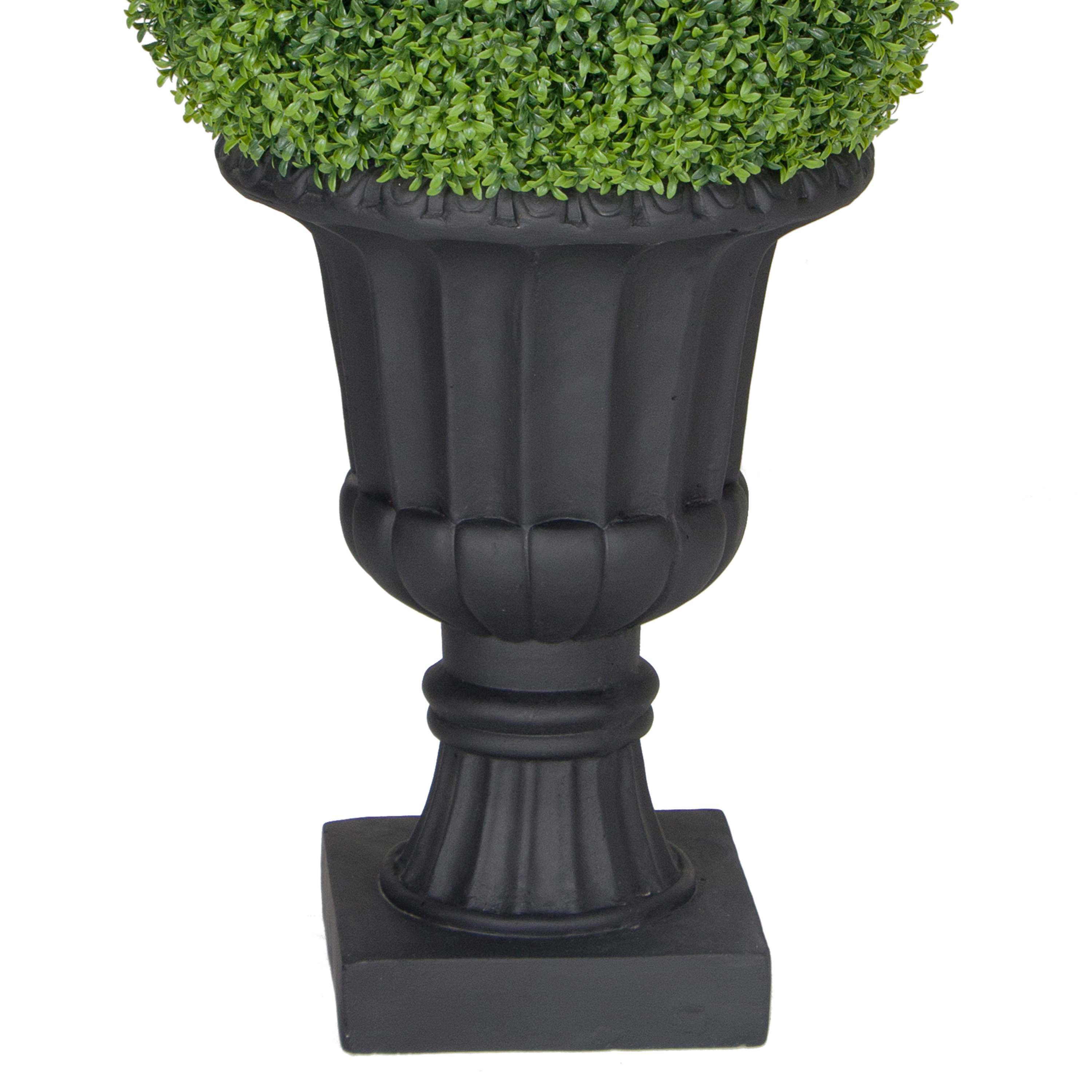 38" Single Ball Topiary Boxwood Artificial Tree