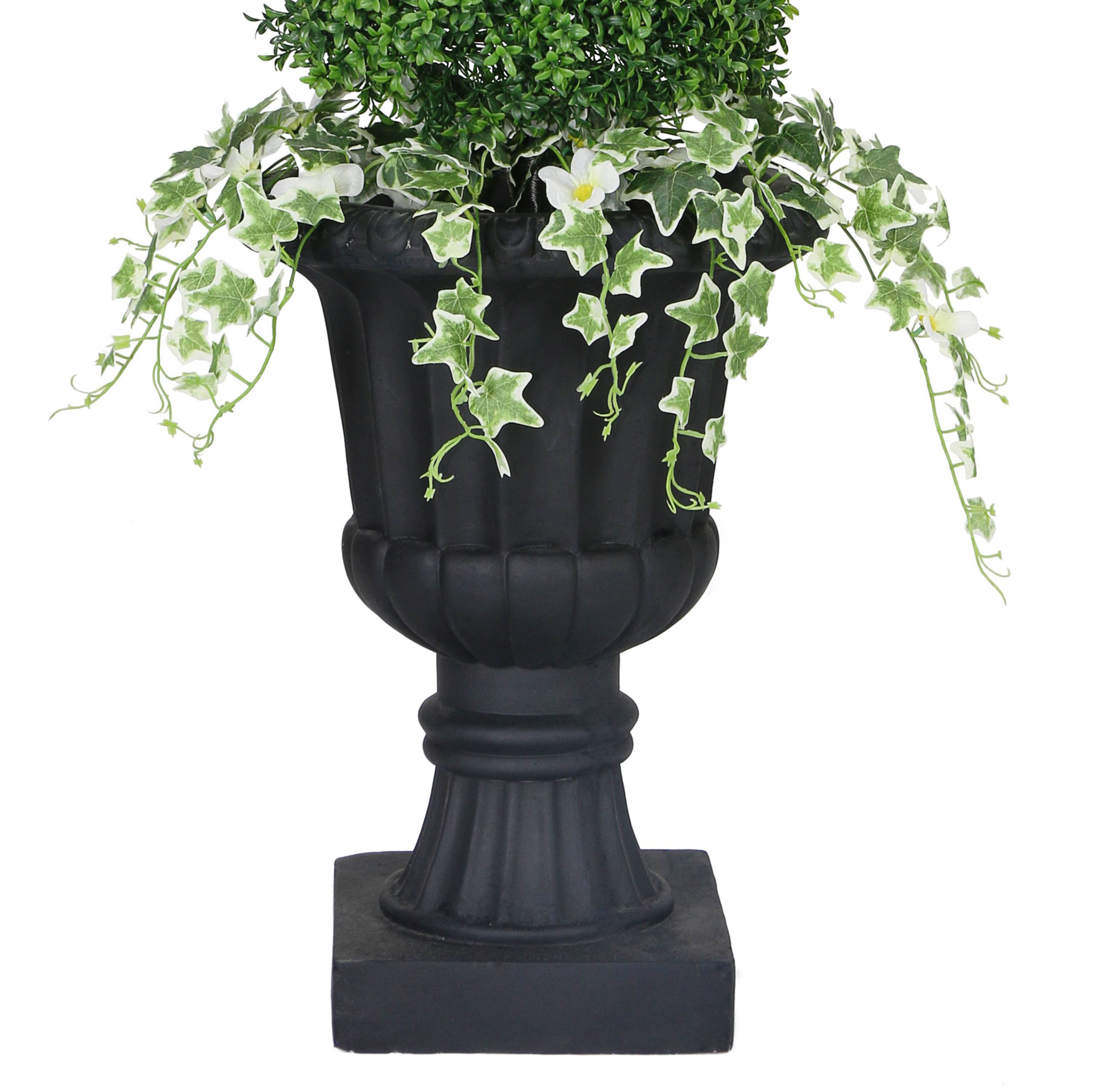 52" Topiary Spiral Boxwood Artificial Tree