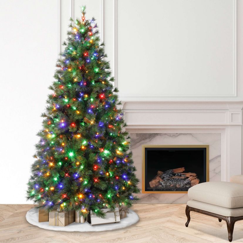 7.5 Pre-Lit Colorado Pine Artificial Christmas Tree