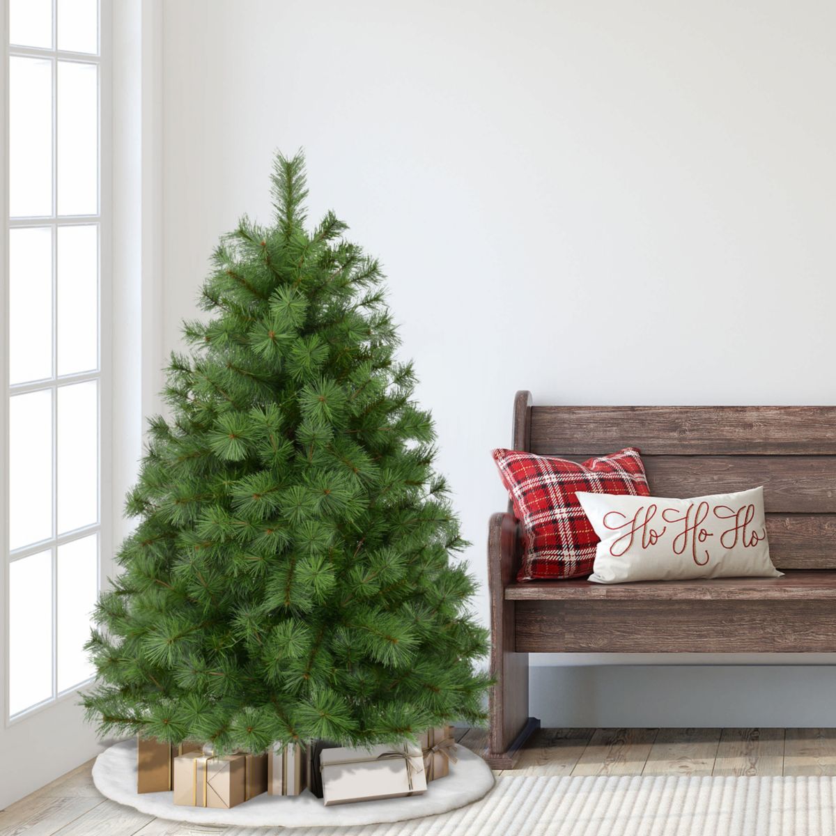 Puleo International 4.5 Unlit Artificial Colorado Pine Christmas Tree