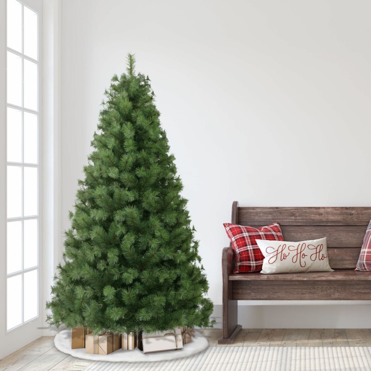 Puleo International 6.5 Colorado Pine Artificial Christmas Tree