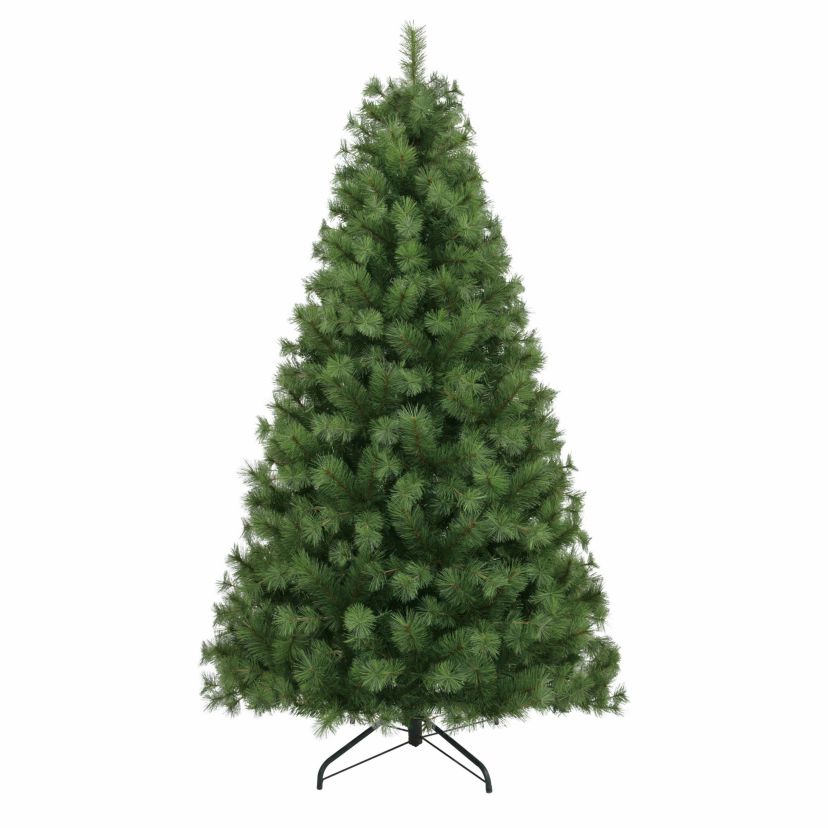 Puleo International 7.5 Unlit Artificial Colorado Pine Christmas Tree
