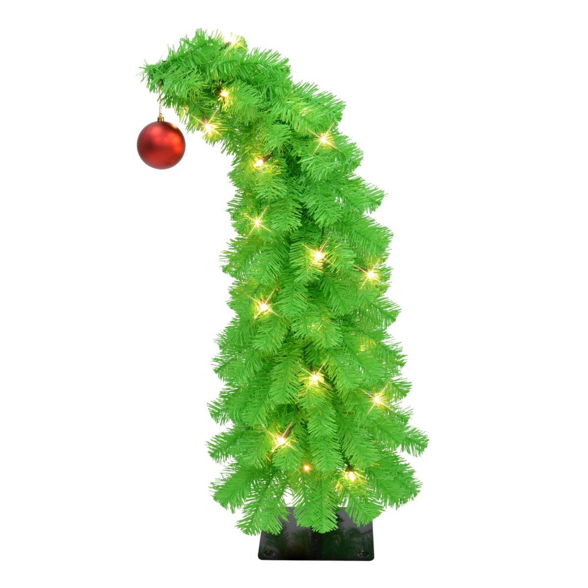 Puleo International 3 Pre-Lit Artificial Whimsical Christmas Tree