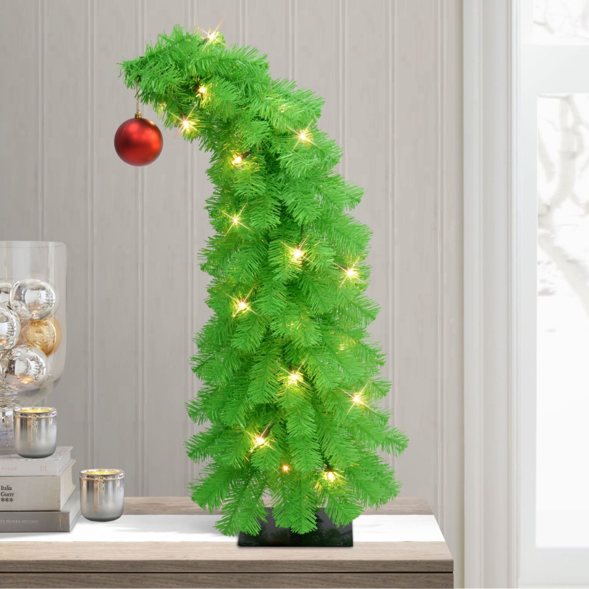 Puleo International 3 Pre-Lit Artificial Whimsical Christmas Tree
