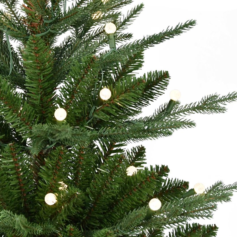 Puleo International 3 Pre-Lit Artificial Christmas Tree in Burlap Sac Base