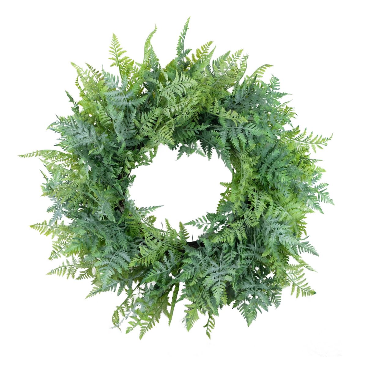 Puleo International 26-inch Artificial Fern Spring Wreath