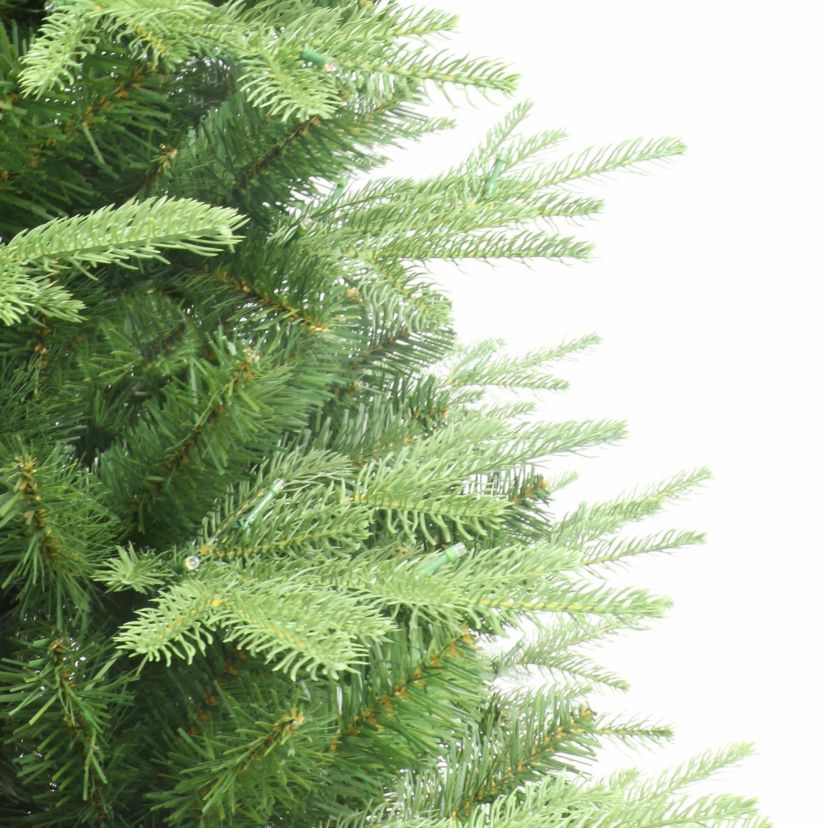 7.5 Pre-Lit Alaskan Winter Fir Tree with Dual-Color LED Lights