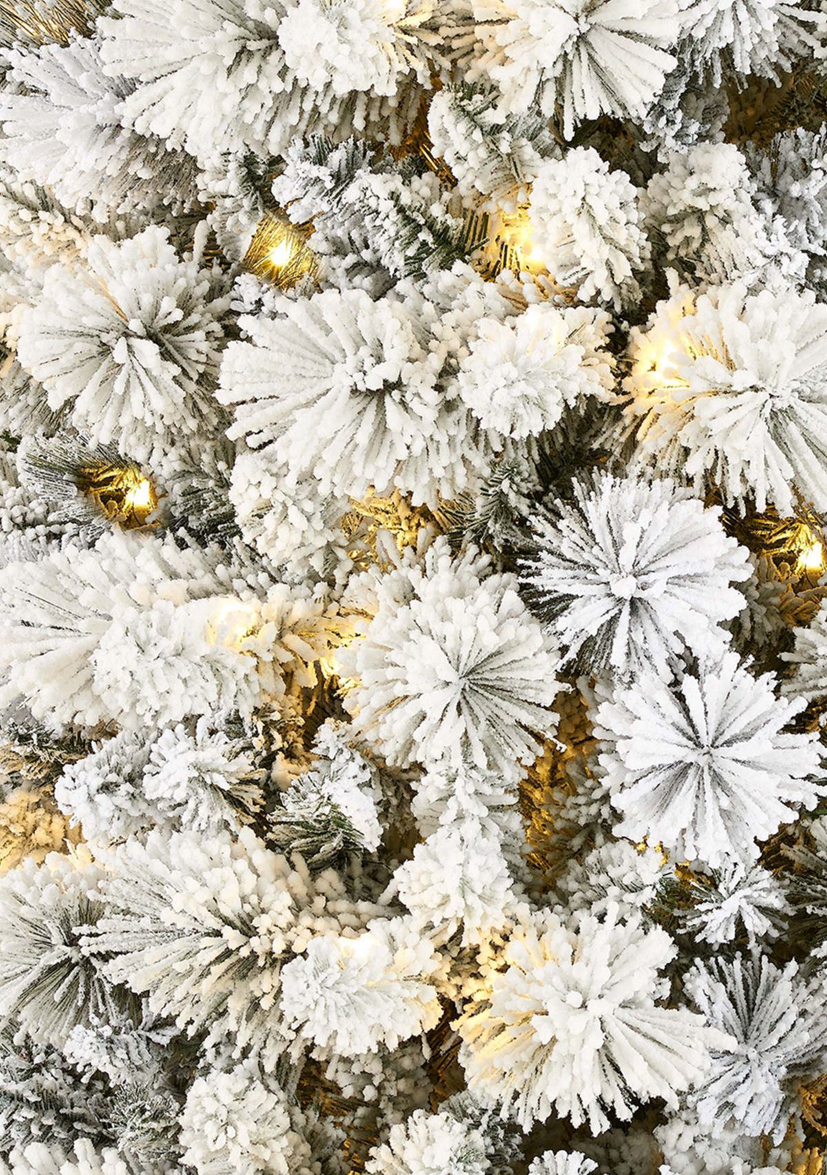 9 ft Pre-lit Flocked Alberta Spruce Tree 1382 Tips 450 Warm White LED lights UL Listed Adaptor