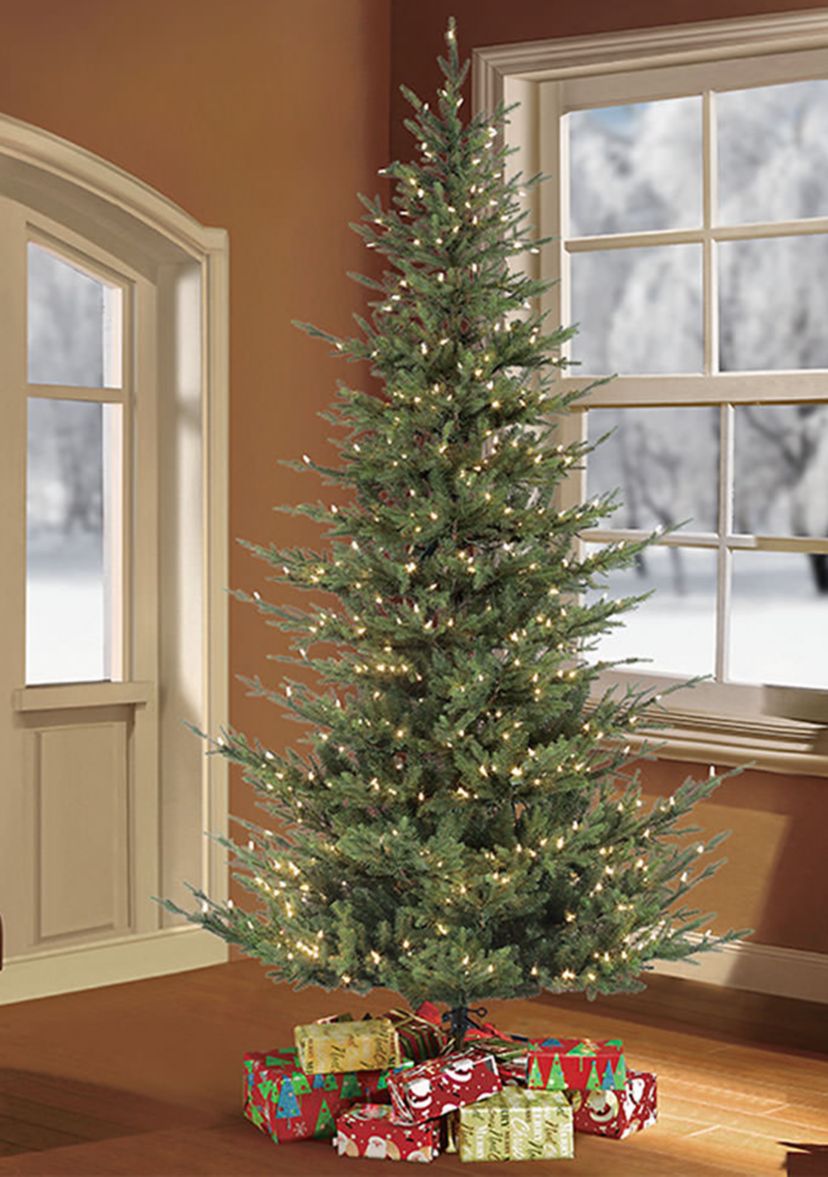 4.5-Foot Pre-Lit Edmonton Fir Christmas Tree