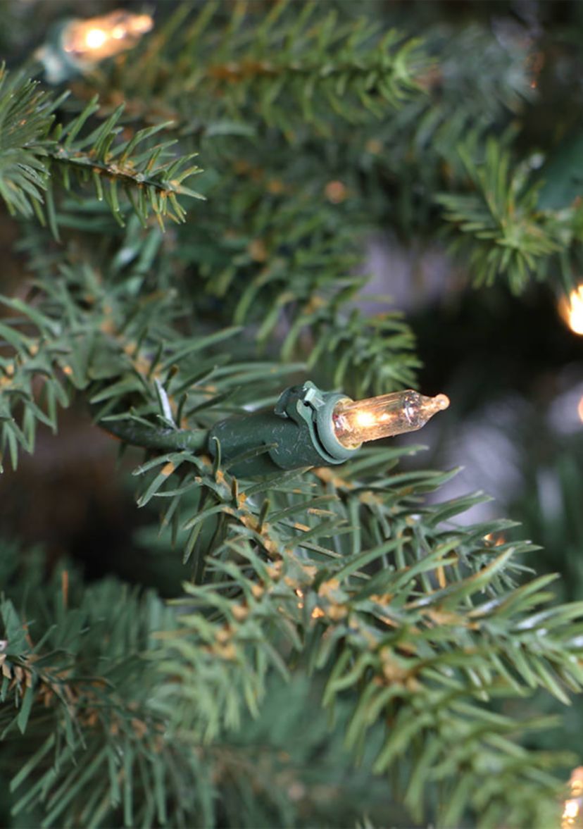 4.5-Foot Pre-Lit Edmonton Fir Christmas Tree