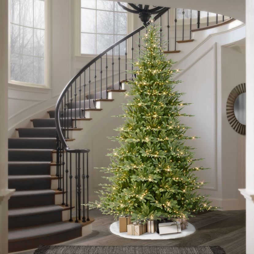 9 ft. Pre-Lit Slim Artificial Tree