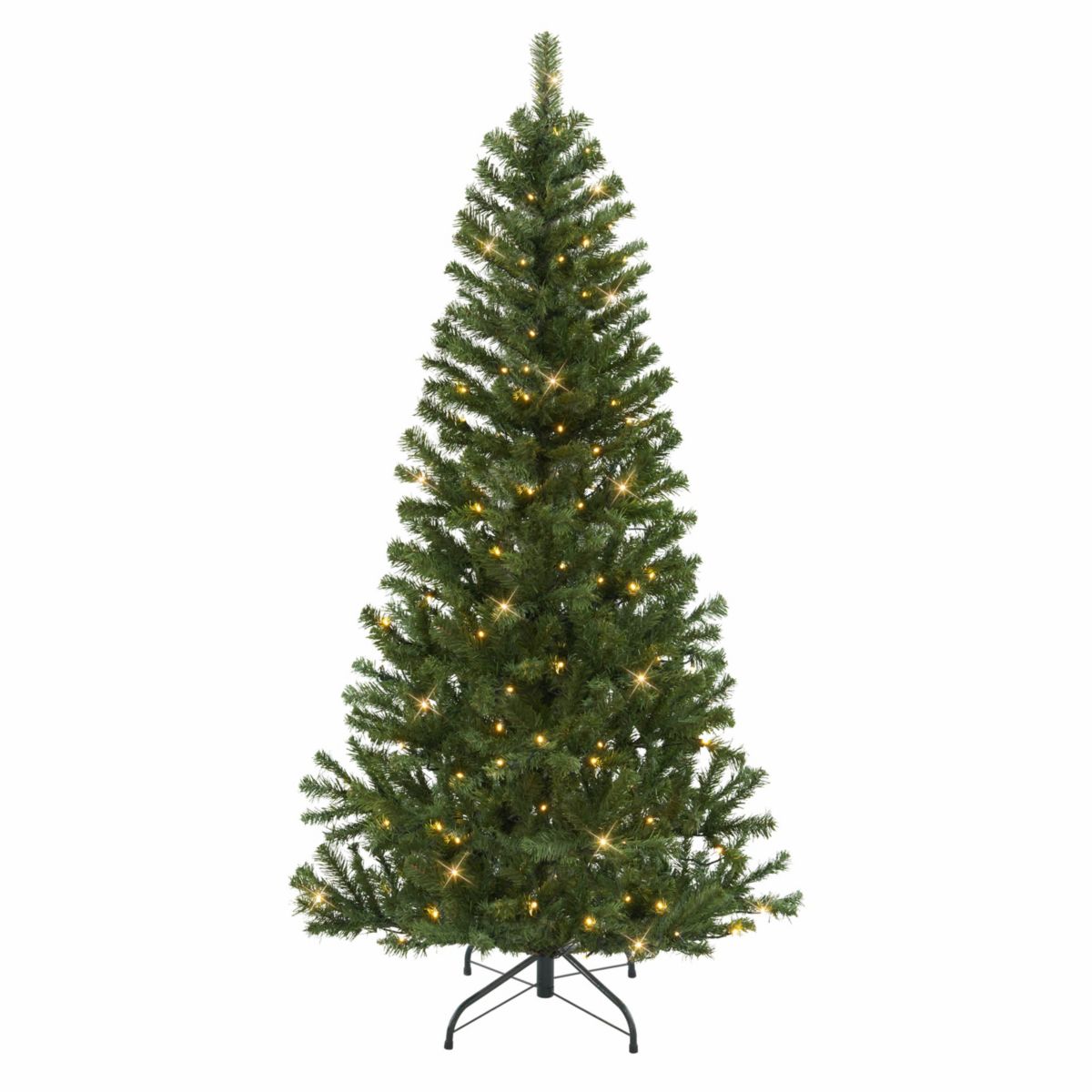 Puleo International 6 Pre-Lit Canadian Spruce Artificial Christmas Tree