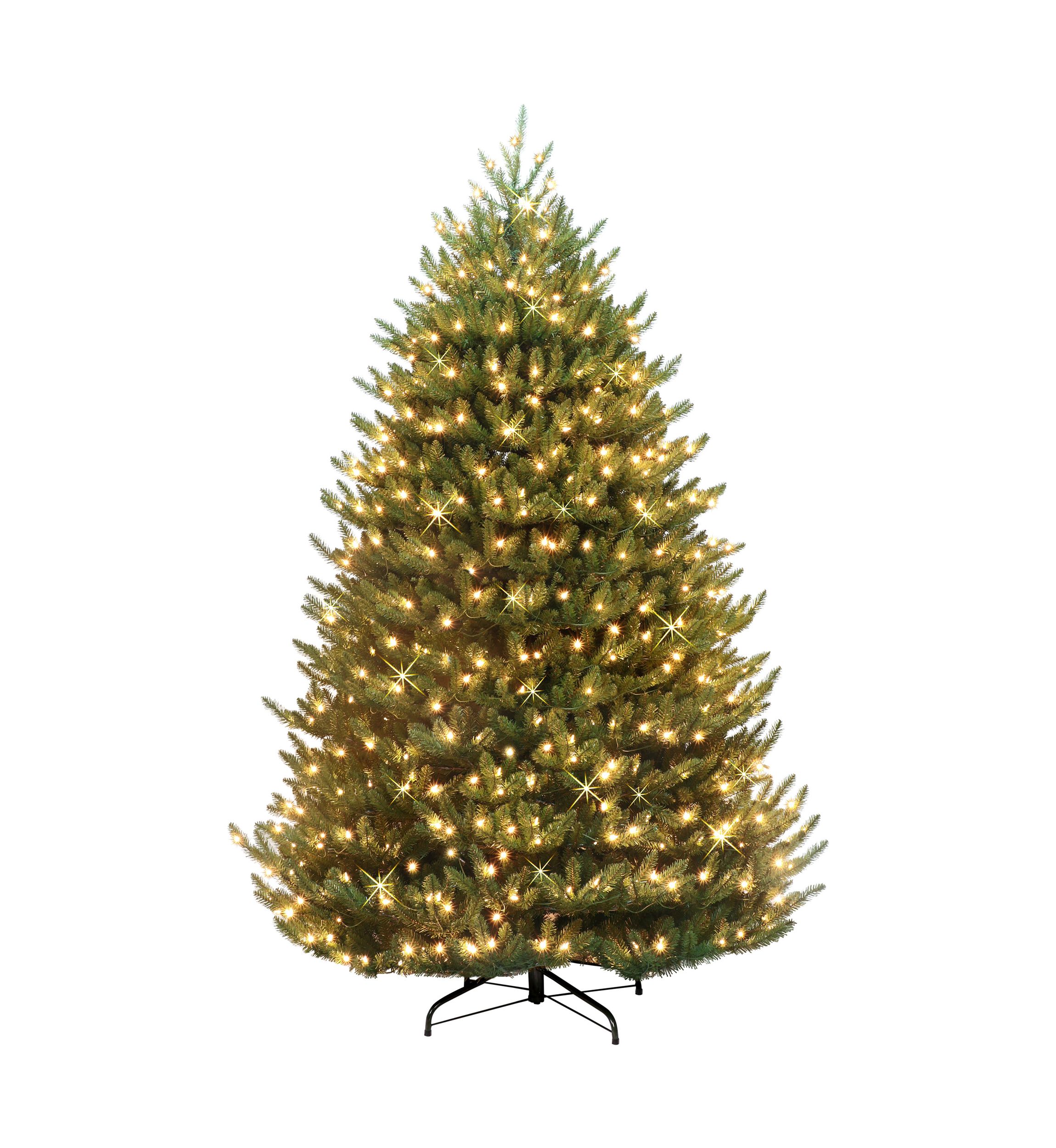 Pre-Lit 6.5-Foot Canadian Balsam Fir Christmas Tree