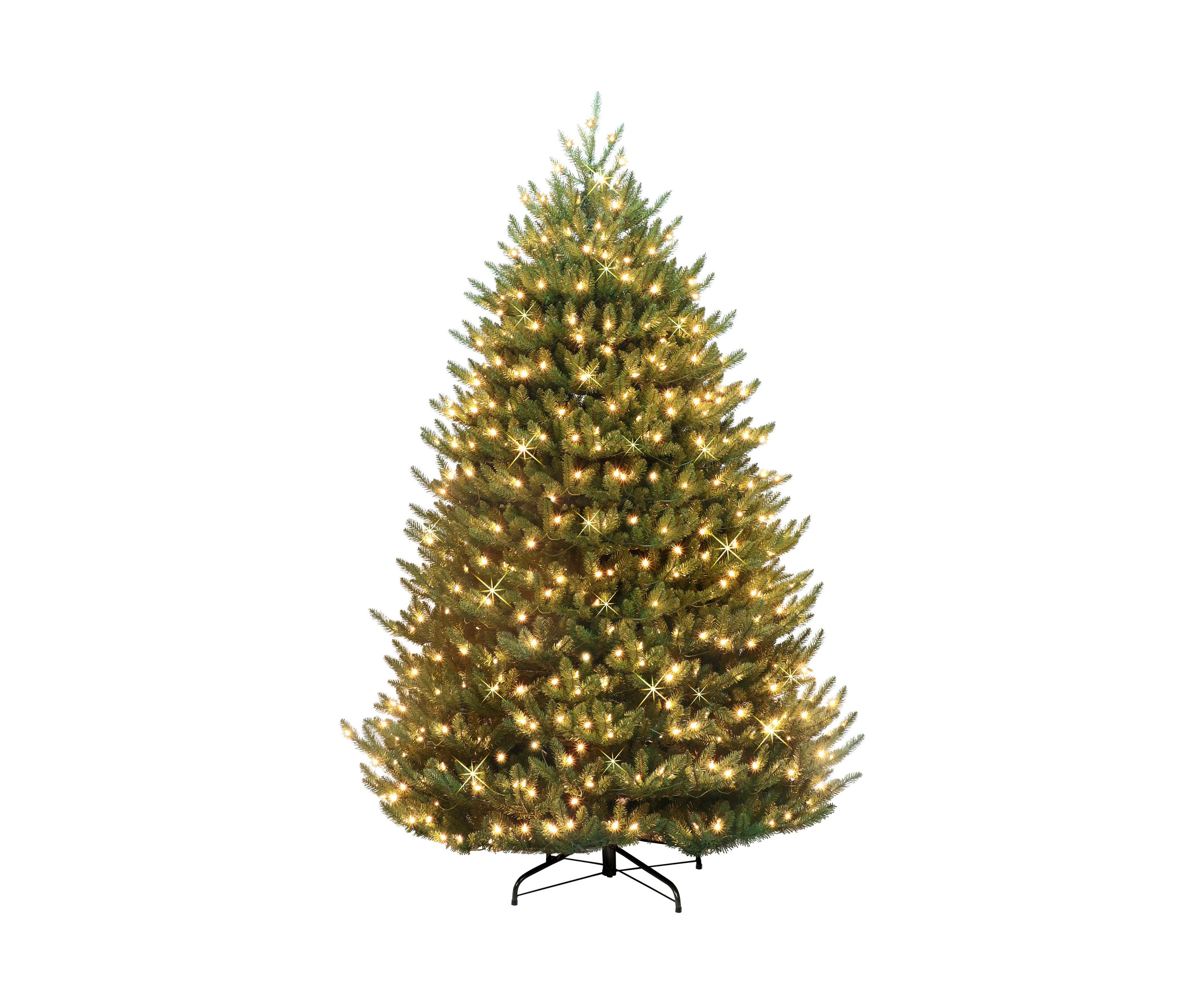Pre-Lit 6.5-Foot Canadian Balsam Fir Christmas Tree