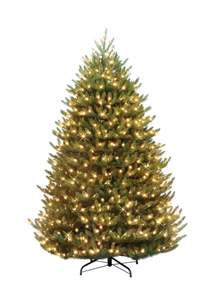 Pre-Lit 6.5-Foot Canadian Balsam Fir Christmas Tree