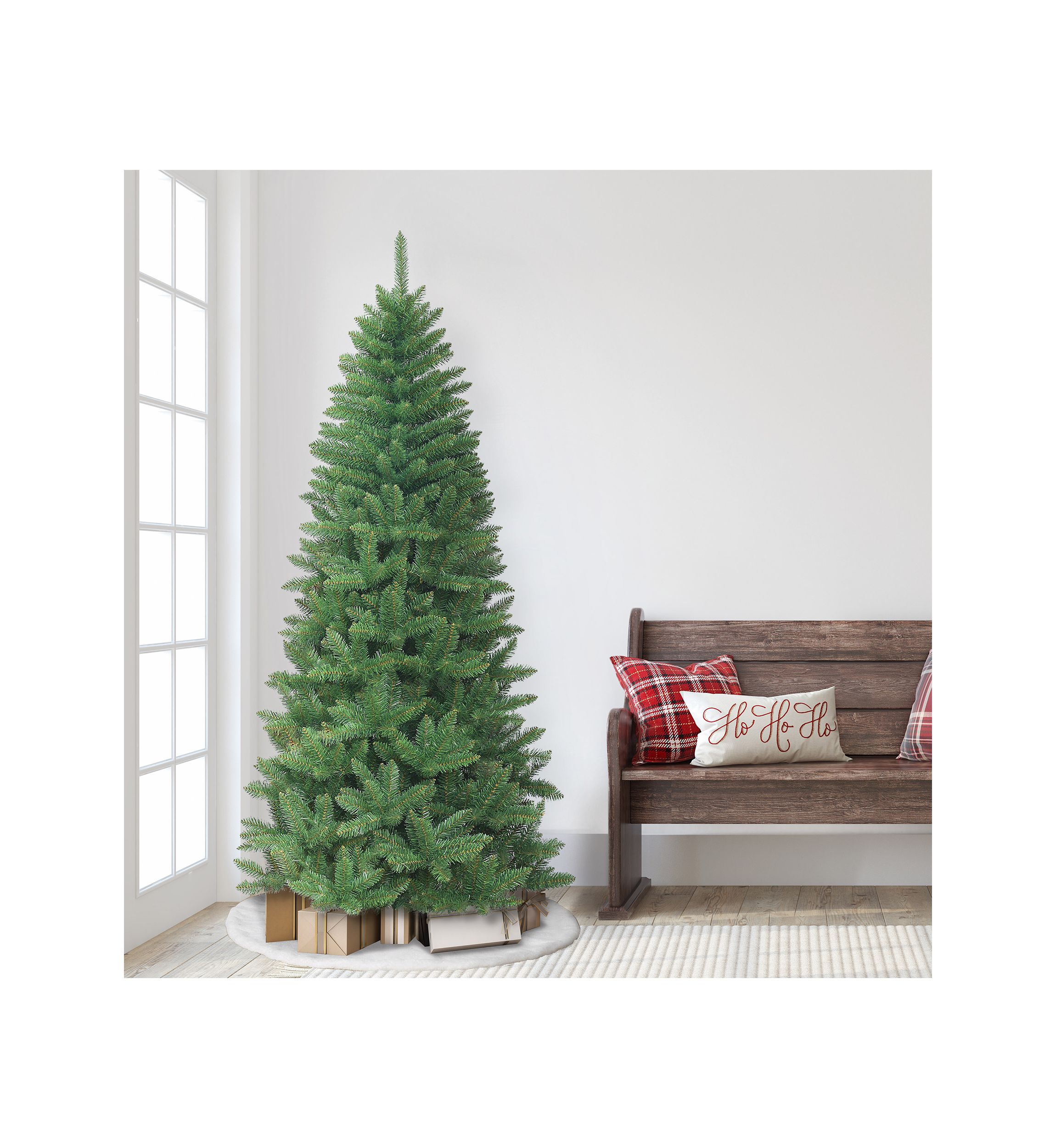 7-foot Unlit Carson Artificial Pine Tree 680 Tips