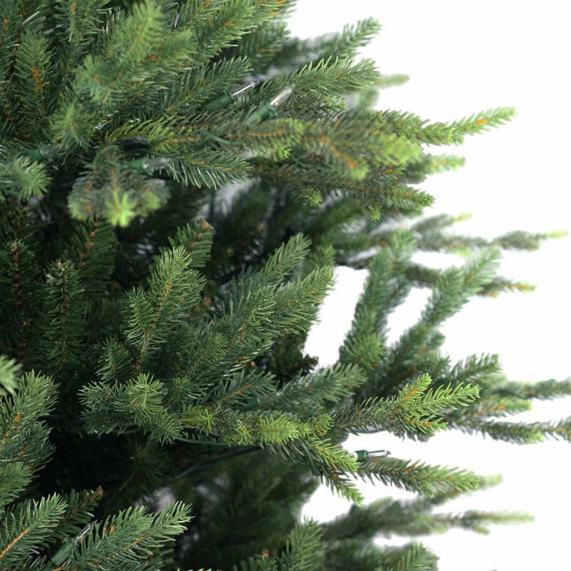 7.5 Pre-Lit Slim Chatham Spruce Artificial Christmas Tree with Matching Skirt