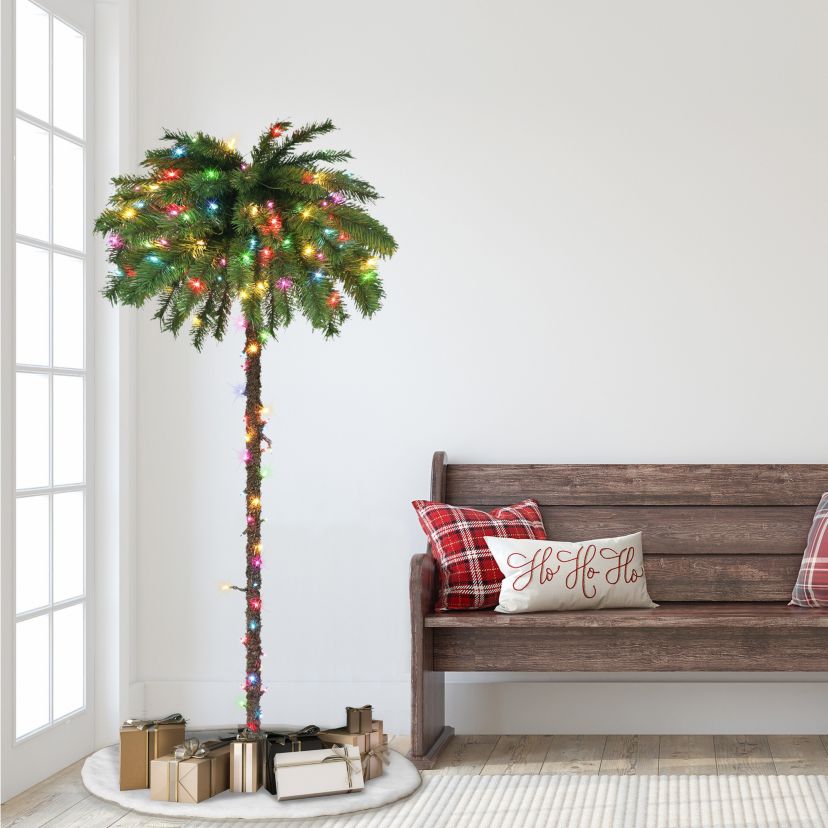 6ft PreLit Palm