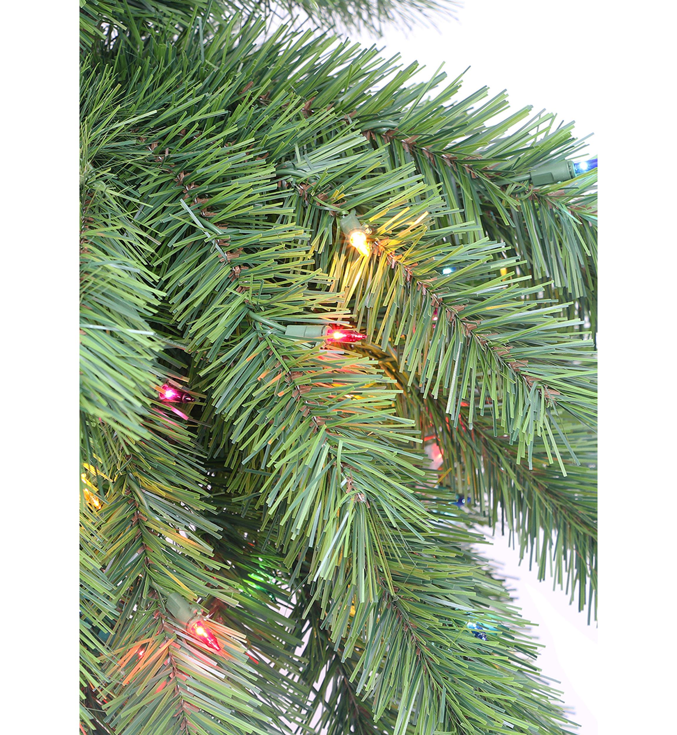 Pre-lit Palm Tree with Multi color Incandescent Lights