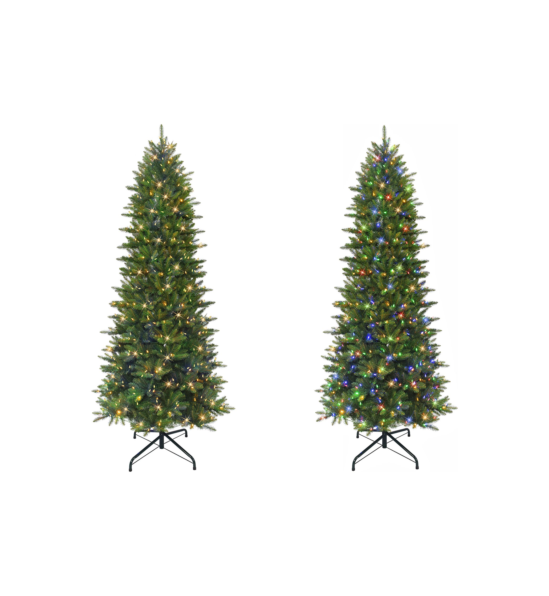 Pre-lit Slim Fraser Fir Tree