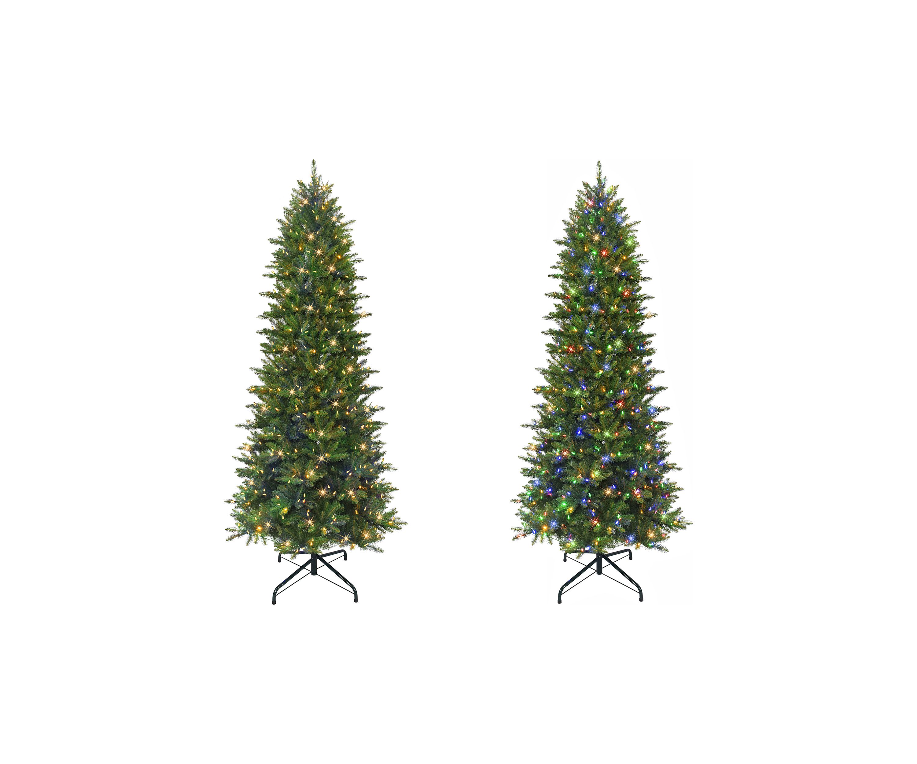 Pre-lit Slim Fraser Fir Tree