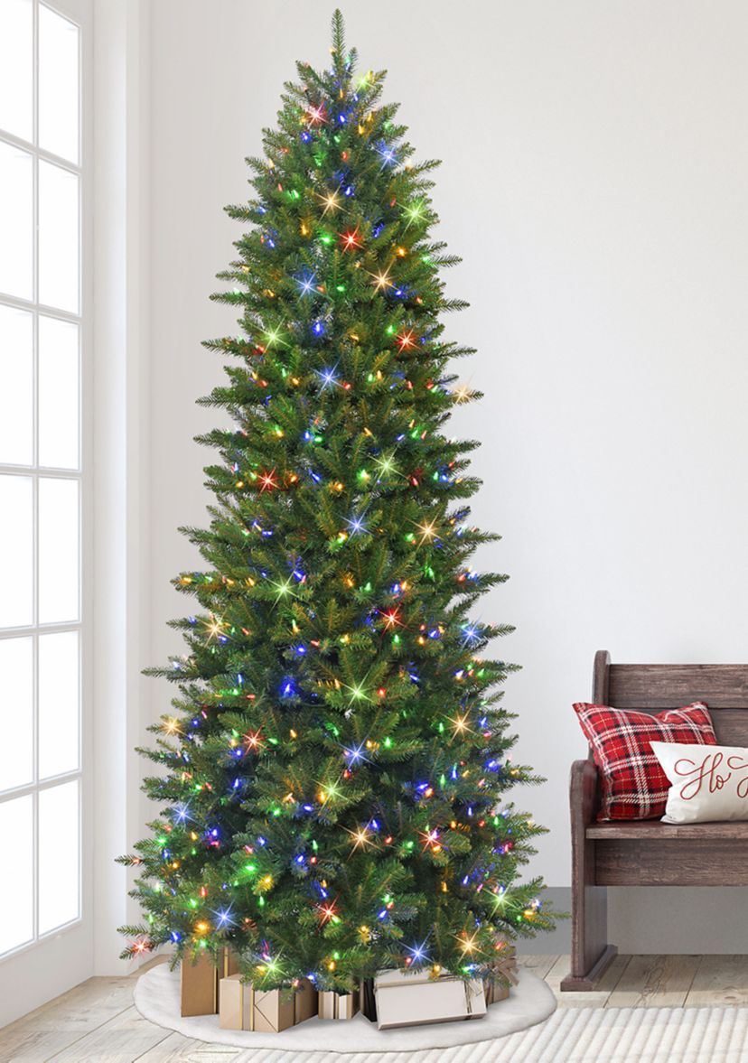 Pre-lit Slim Fraser Fir Tree