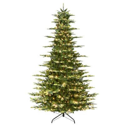 Puleo International 9 ft. Pre-Lit Aspen Fir Artificial Tree