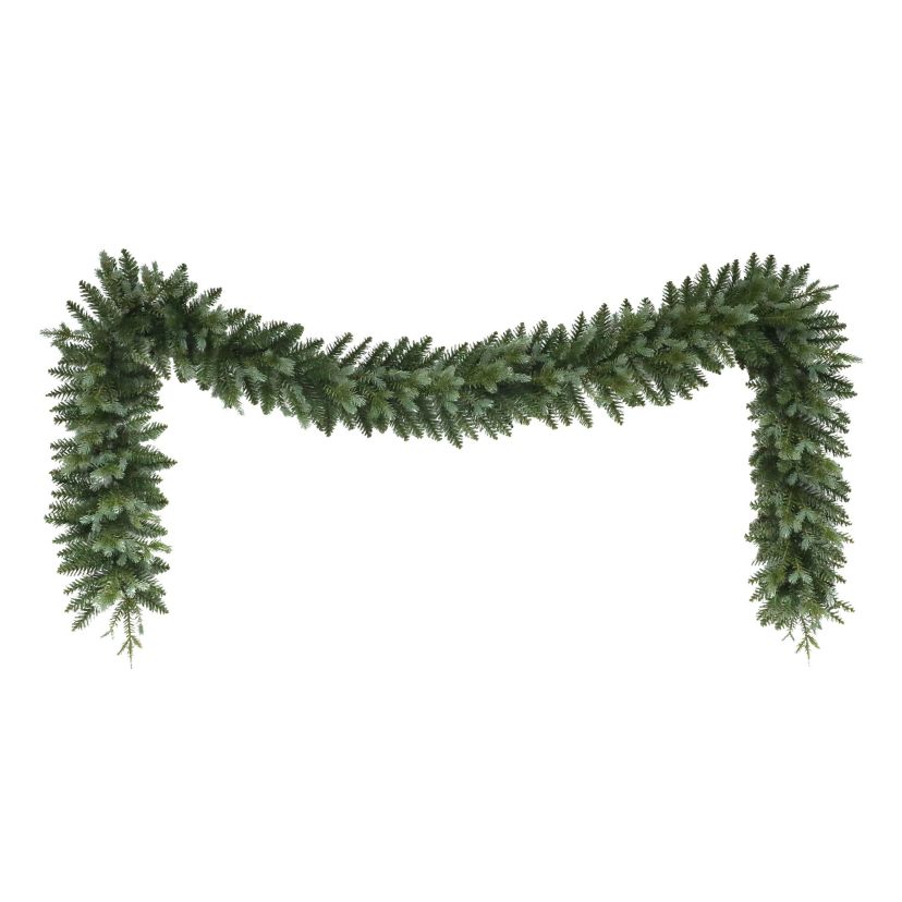 Puleo International 9 x 10" Artificial Linden Fir Christmas Blue/Green Garland