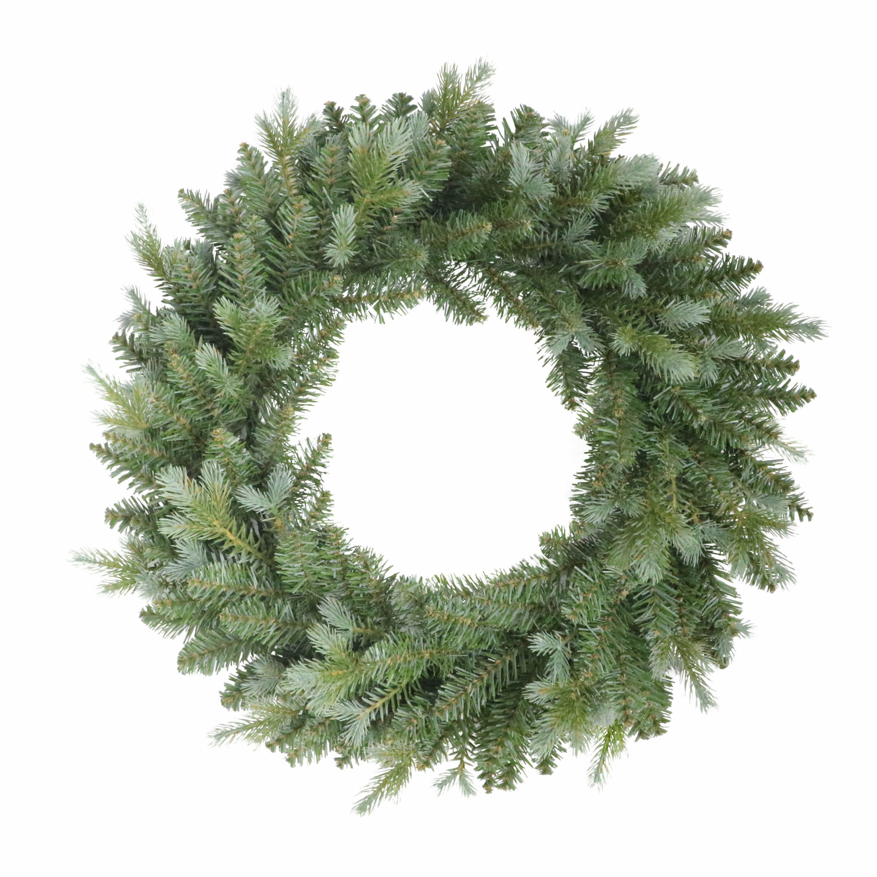 Puleo International 24" Linden Fir Artificial Blue/Green Christmas Wreath