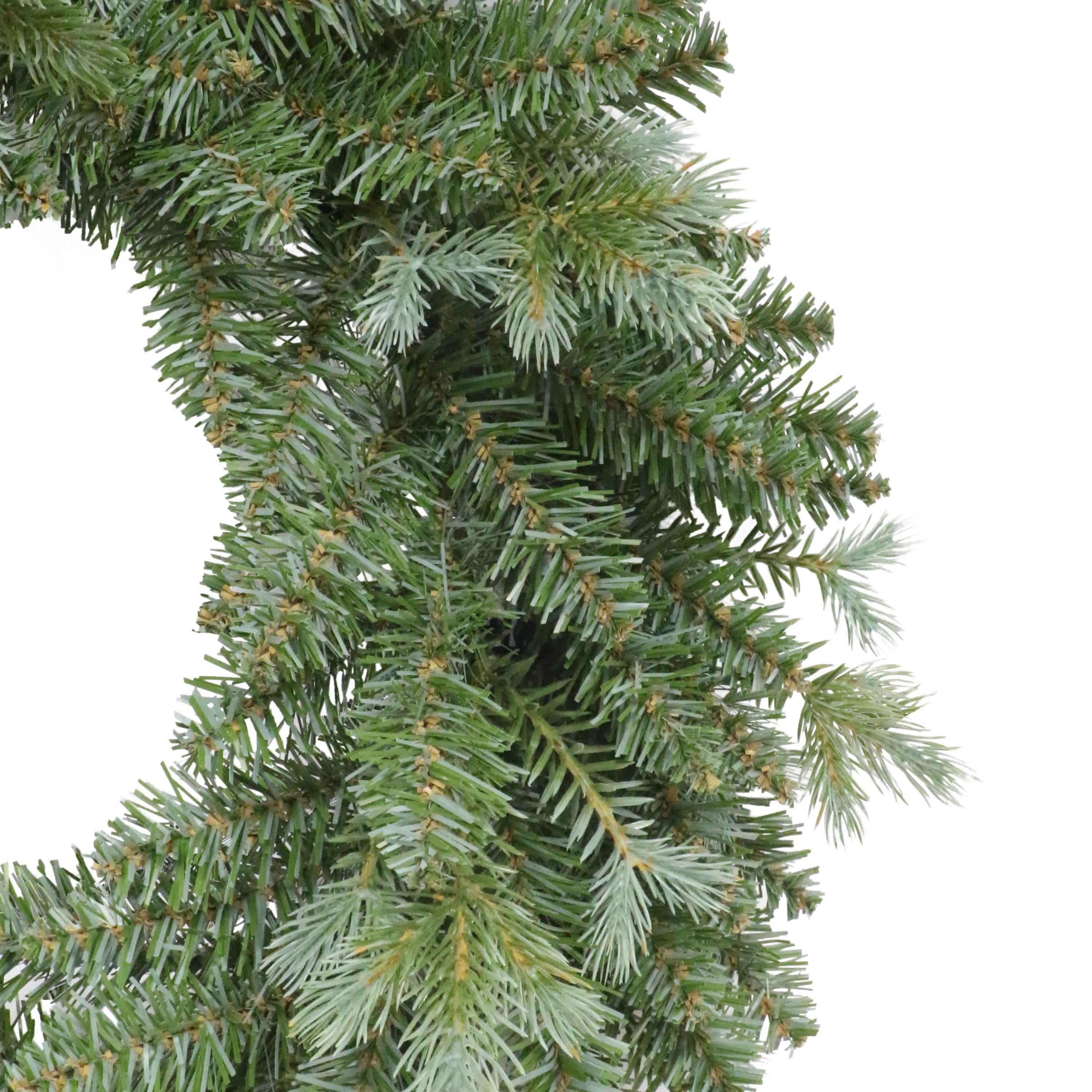 Puleo International 24" Linden Fir Artificial Blue/Green Christmas Wreath