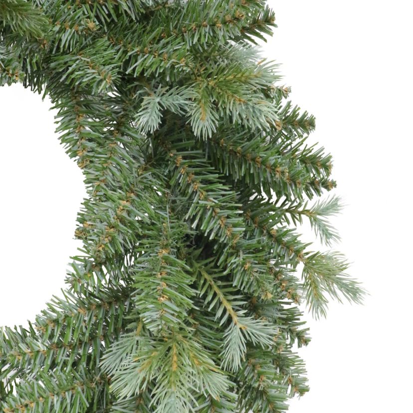 Puleo International 24" Linden Fir Artificial Blue/Green Christmas Wreath